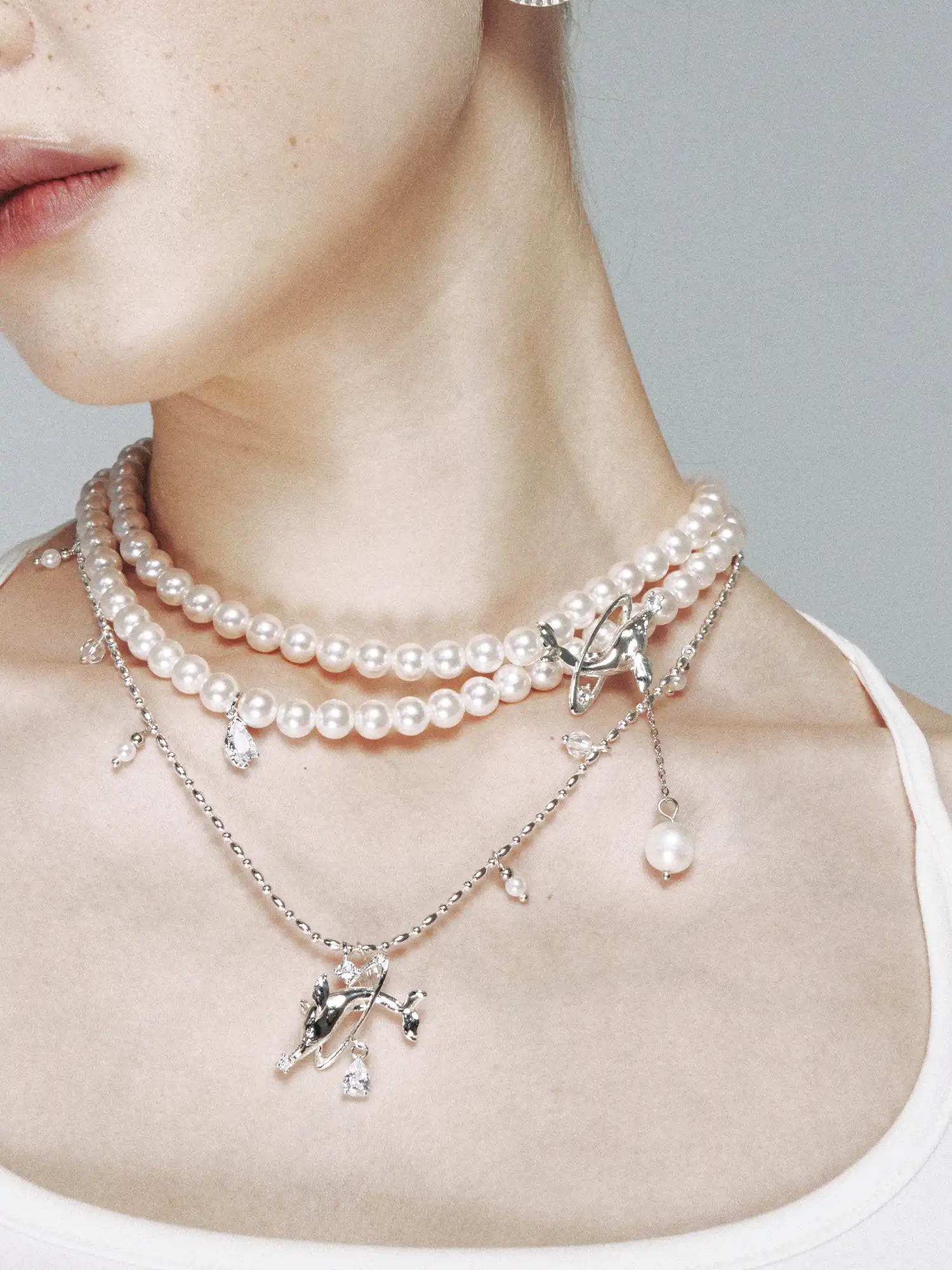 1Jinn M2M Beaded Chain Whale Necklace | Canton Collective