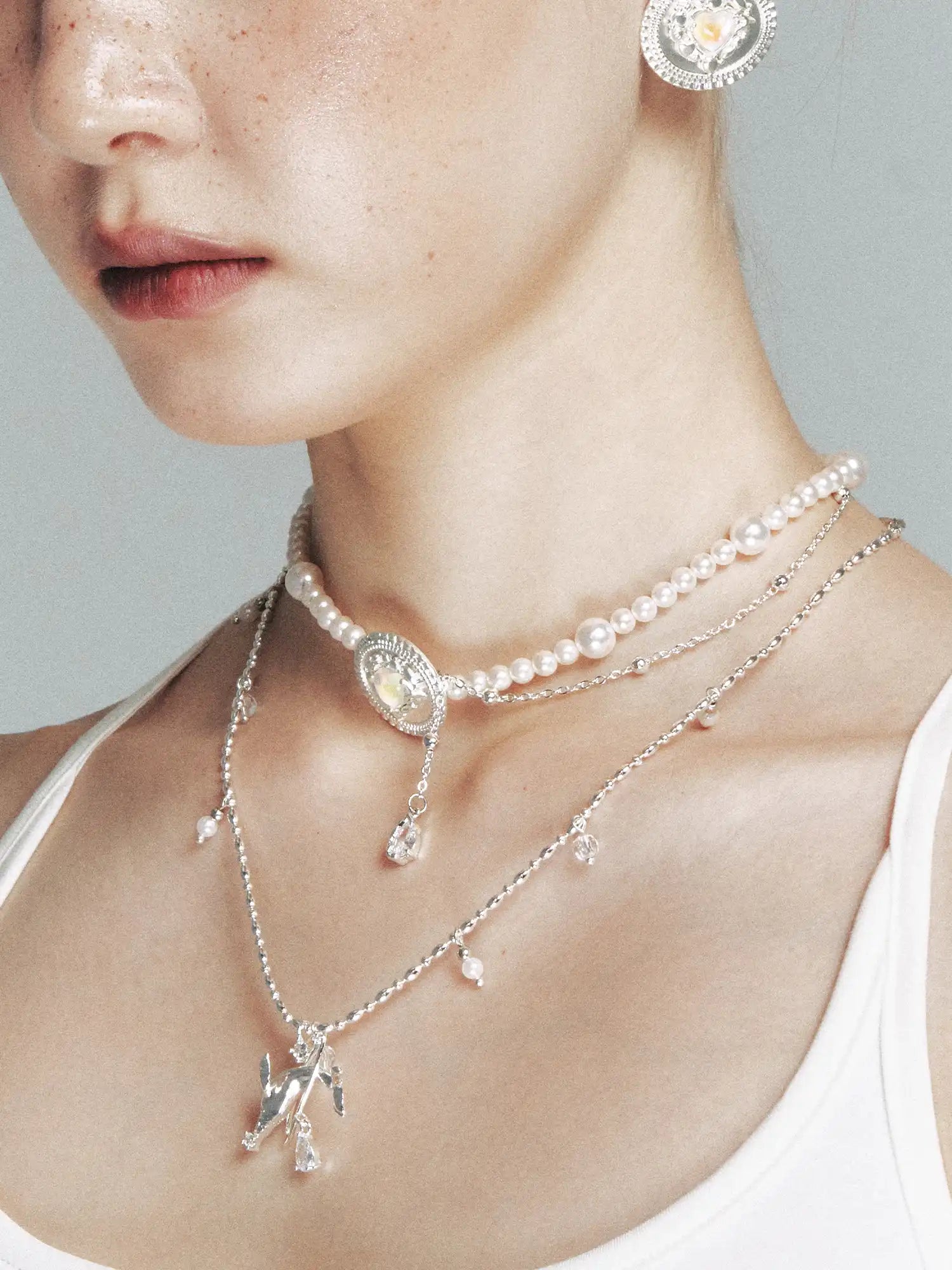 1Jinn M2M Beaded Chain Whale Necklace | Canton Collective