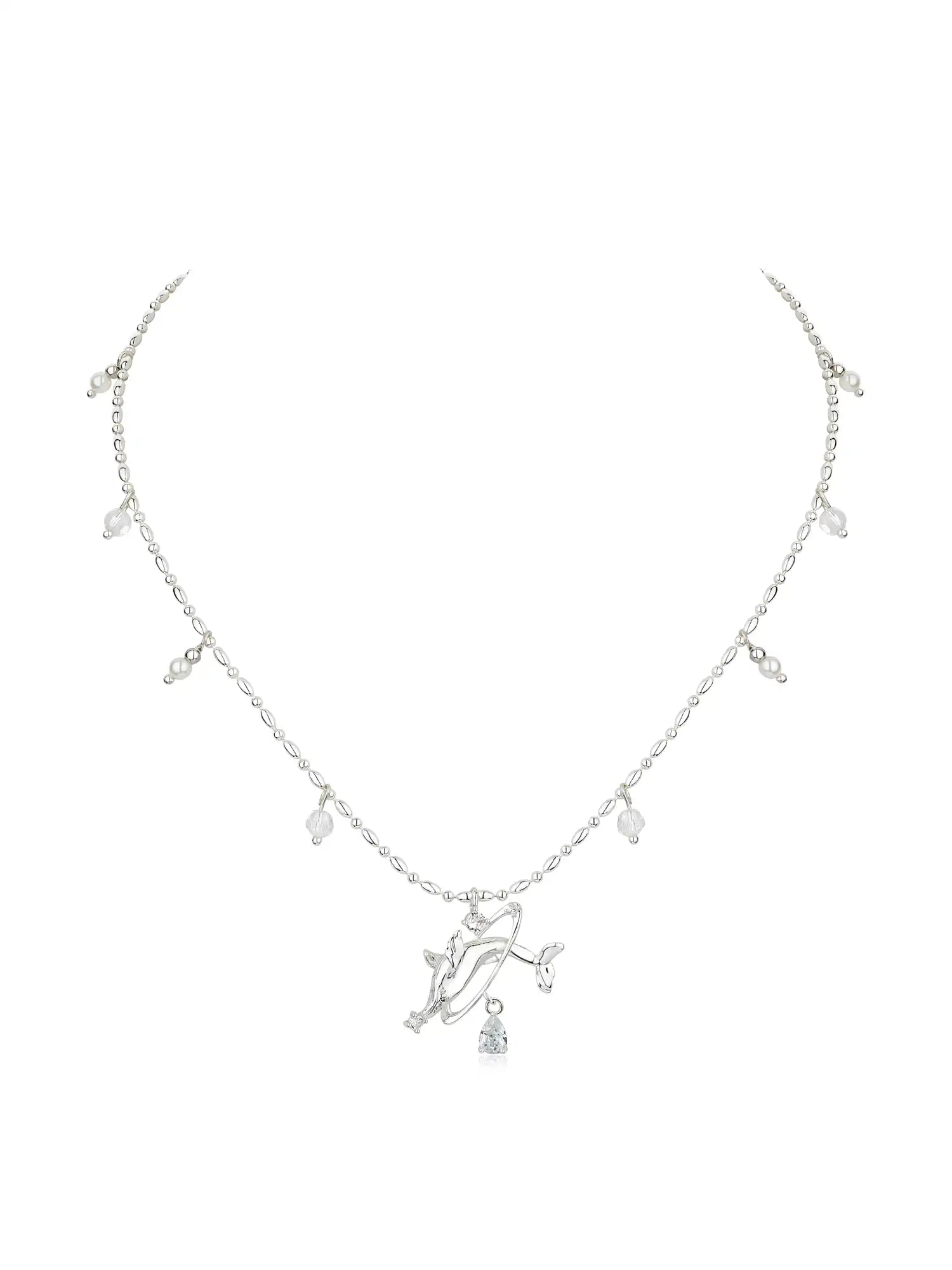 1Jinn M2M Beaded Chain Whale Necklace | Canton Collective