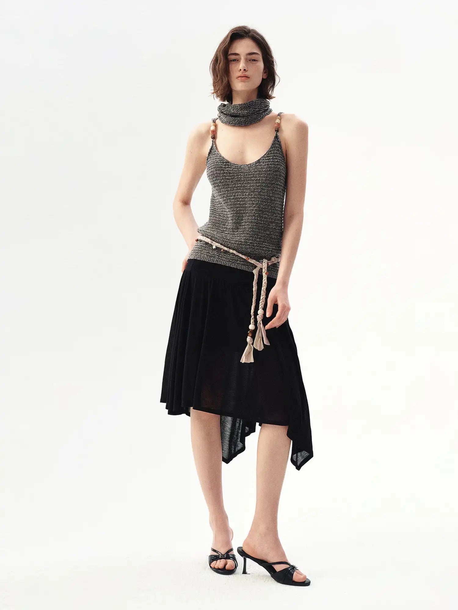 Ayo Beaded Crochet Halter Tank Top | Canton Collective