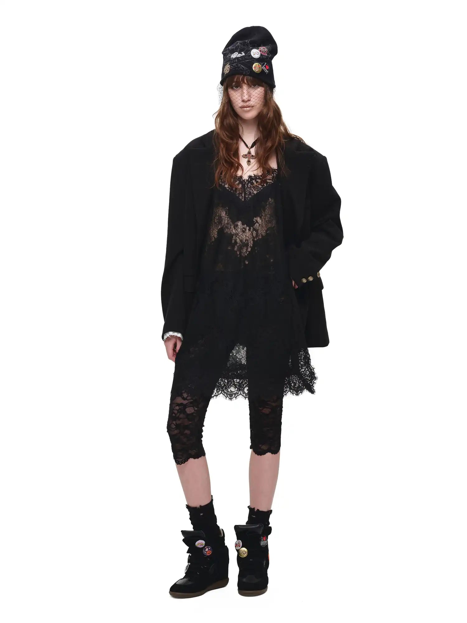 1Jinn Studio Black Double-Breasted Oversized Blazer | Canton Collective