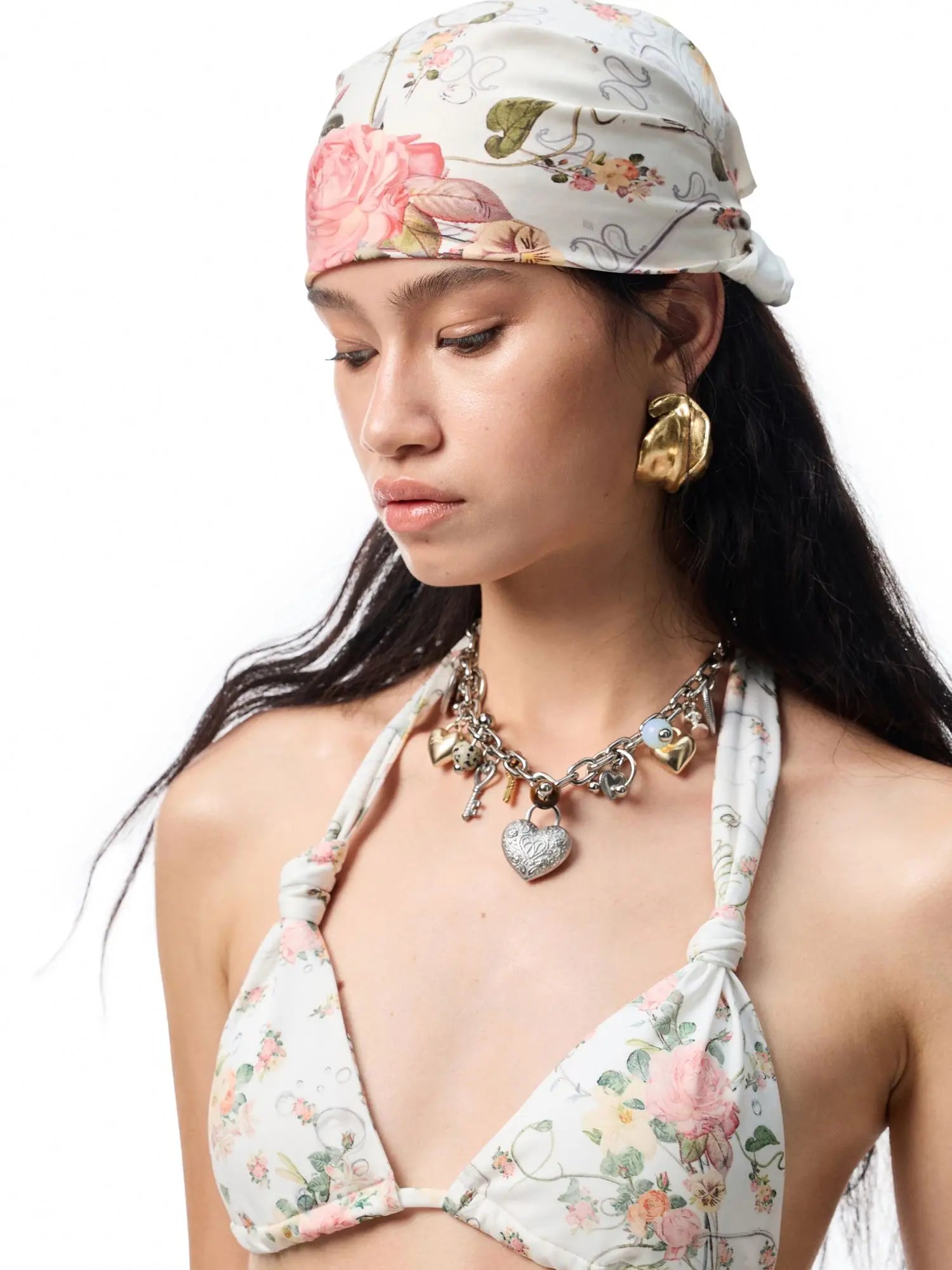 1Jinn Studio Bloom Script Headscarf | Canton Collective