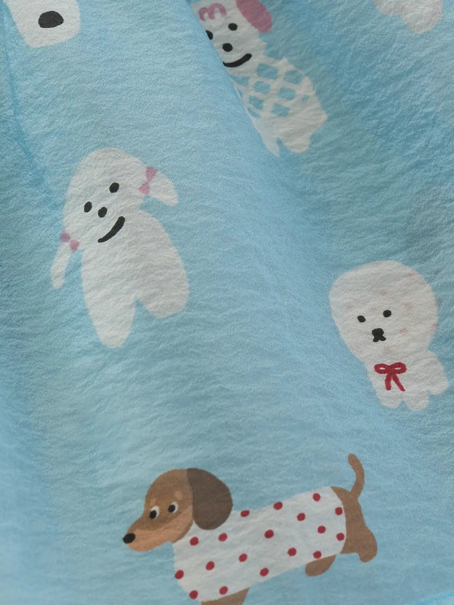 MAMC Blue Puppy Semi Sheer Palazzo Pants | Canton Collective