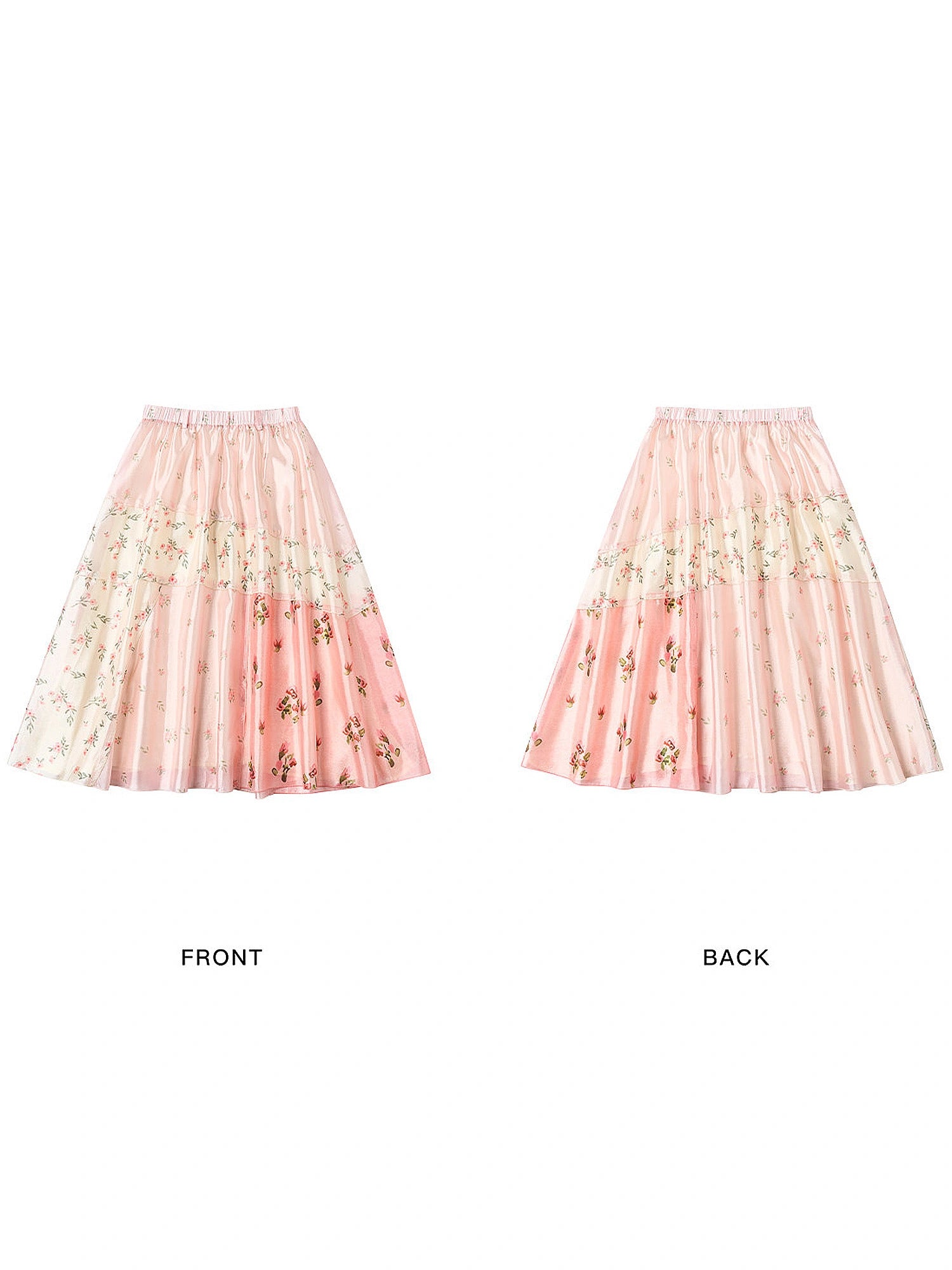 Outtheblue Patchwork Ditsy Floral Midi Skirt | Canton Collective