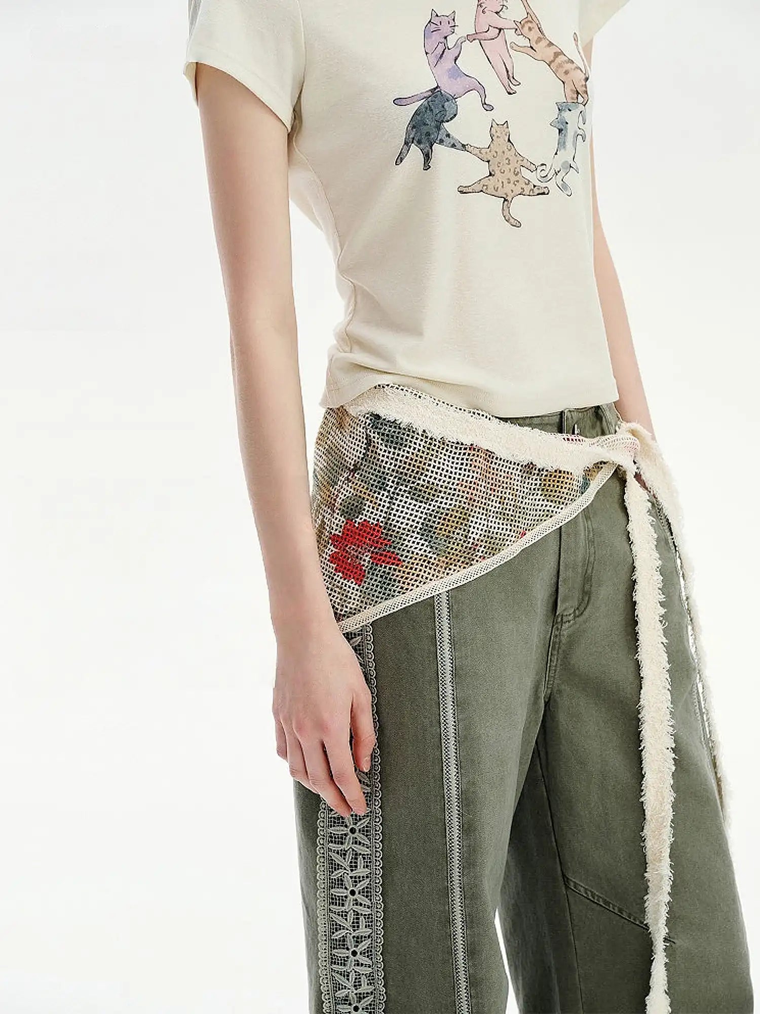 Outtheblue Boho Nomadic Printed Triangle Bandana Belt | Canton Collective