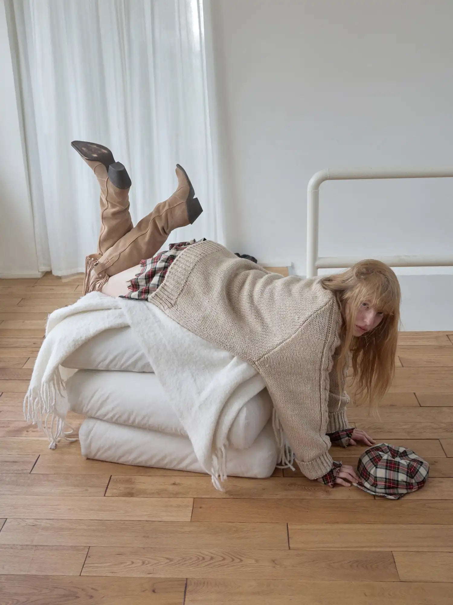 1Jinn Studio British Plaid Newsboy Cap | Canton Collective