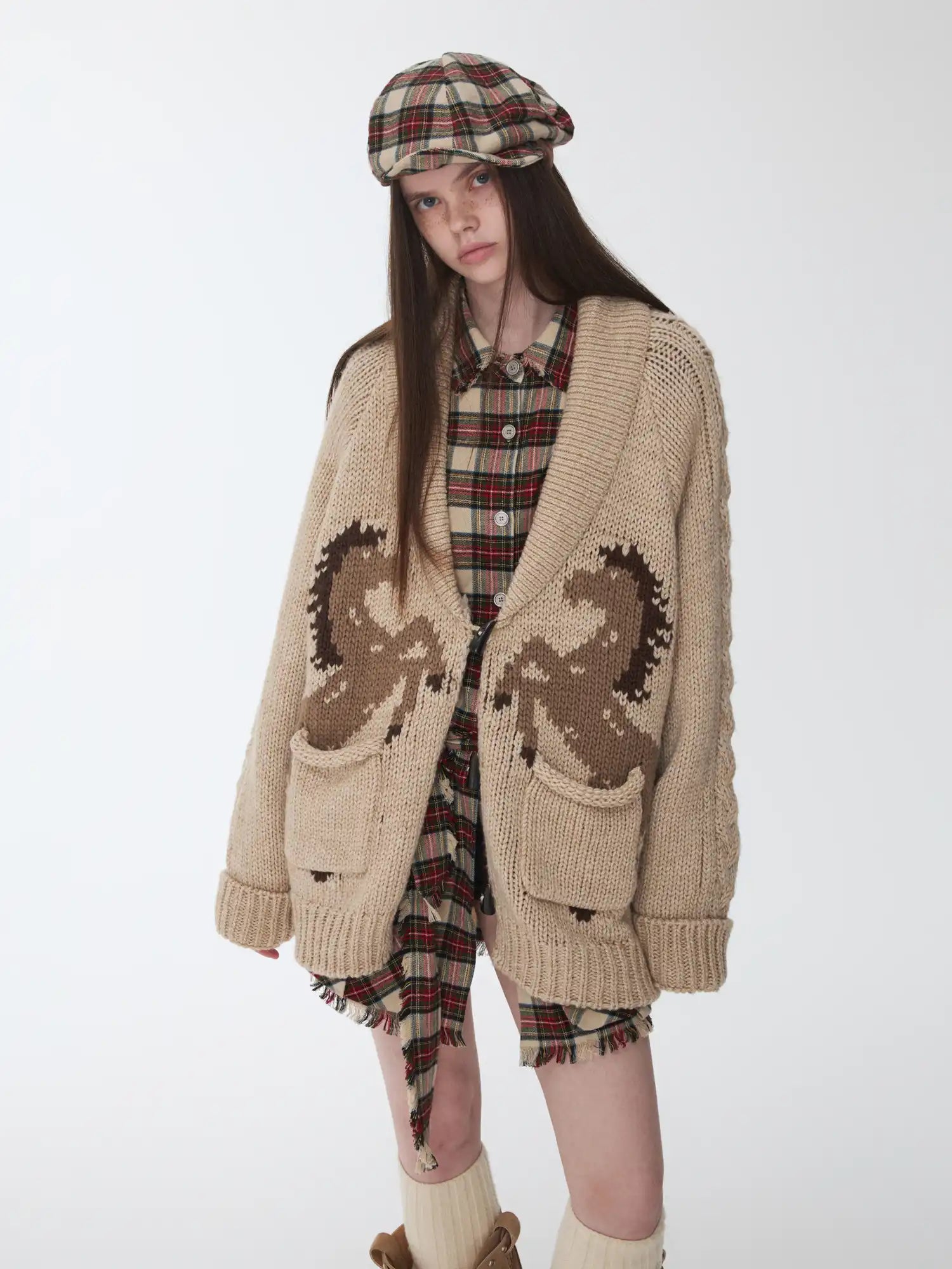 1Jinn Studio British Plaid Newsboy Cap | Canton Collective