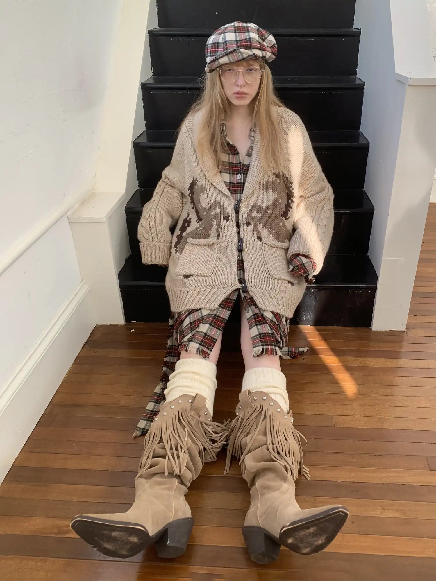 1Jinn Studio British Plaid Newsboy Cap | Canton Collective