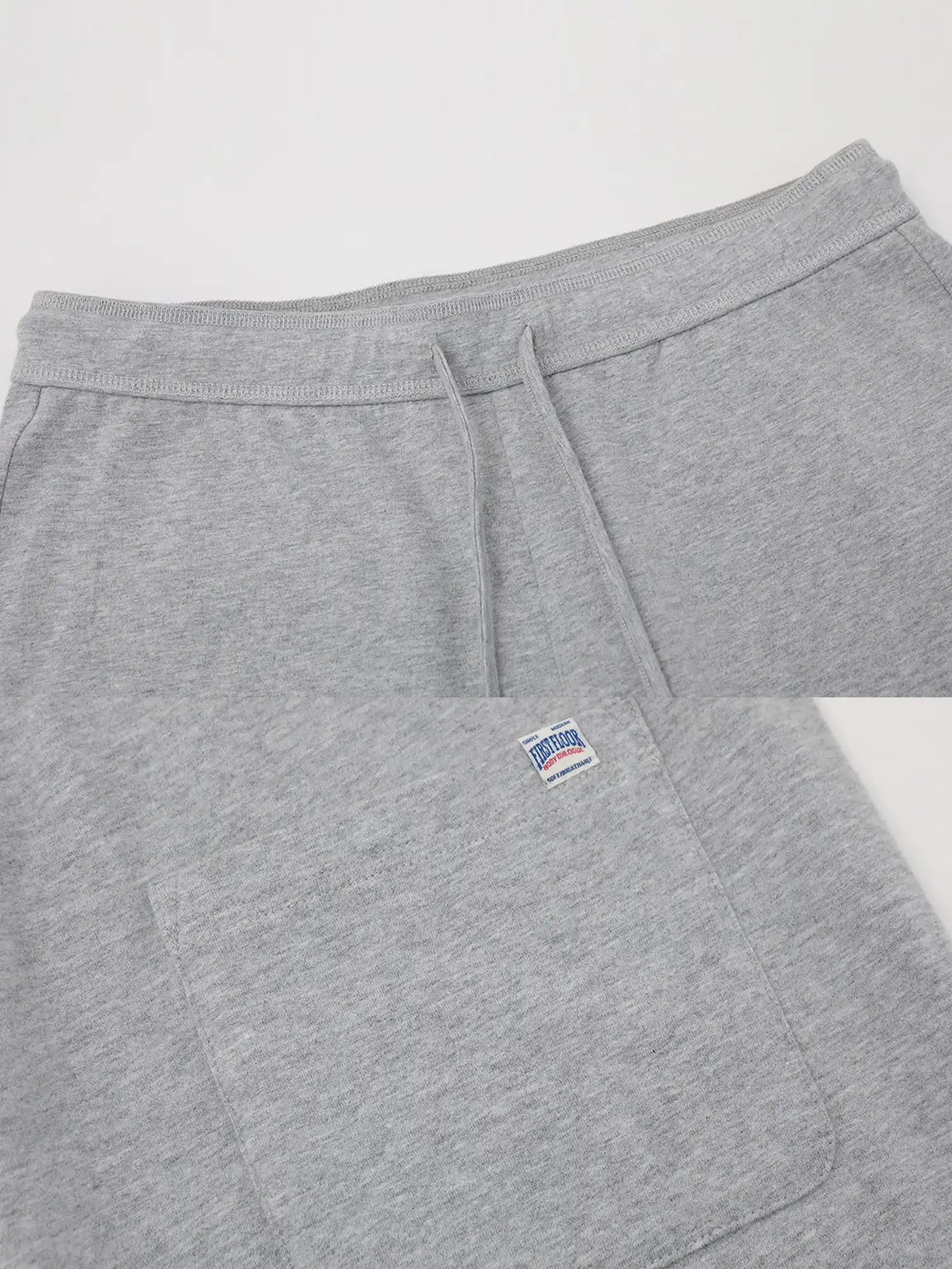 FirstFloor Brushed Cotton Slouchy Straight-Leg Fit Trousers | Canton Collective