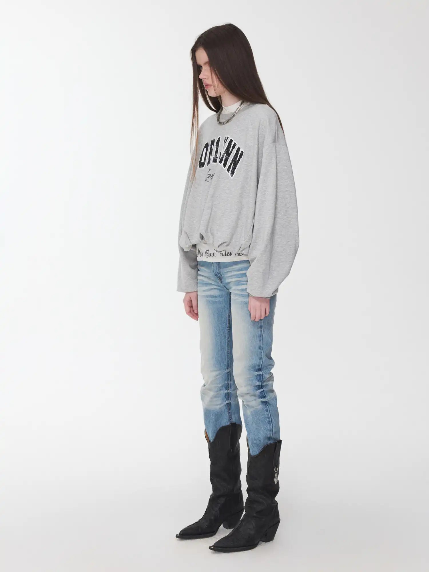 1Jinn Studio Bubble Hem Sweatshirt | Canton Collective
