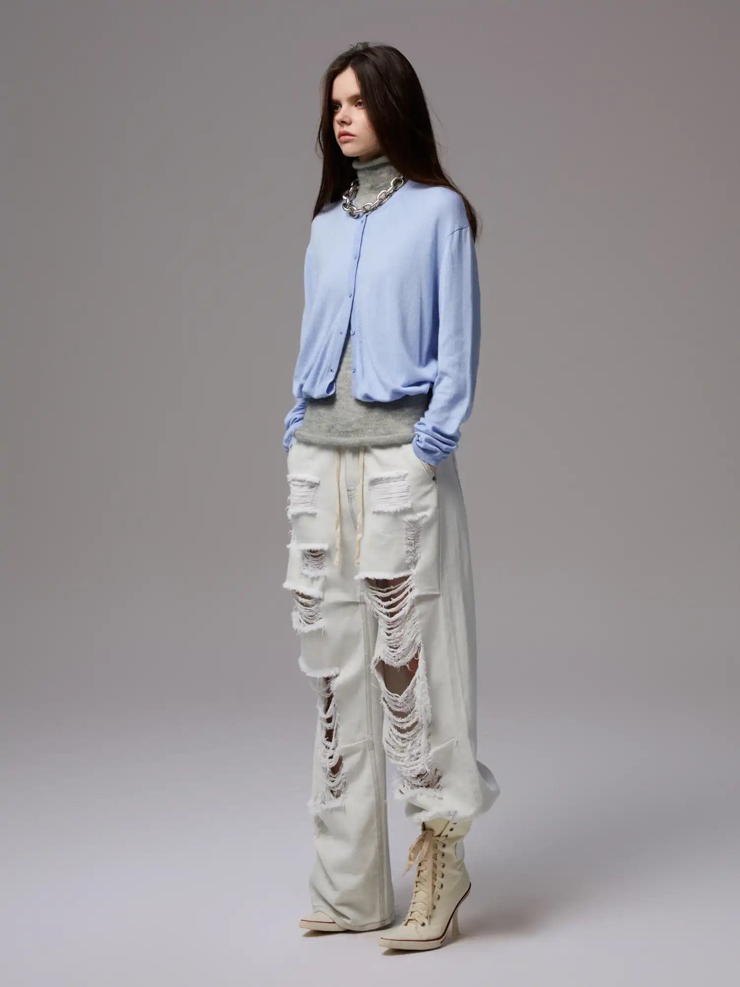 1Jinn Studio Bud Hem Cardigan | Canton Collective