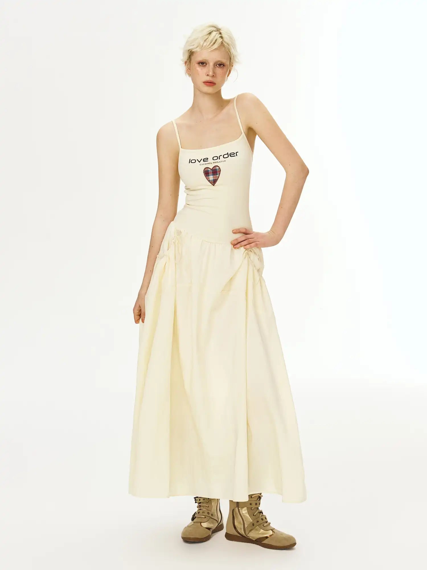 Deleteex Camisole A-Line Corset Maxi Dress | Canton Collective