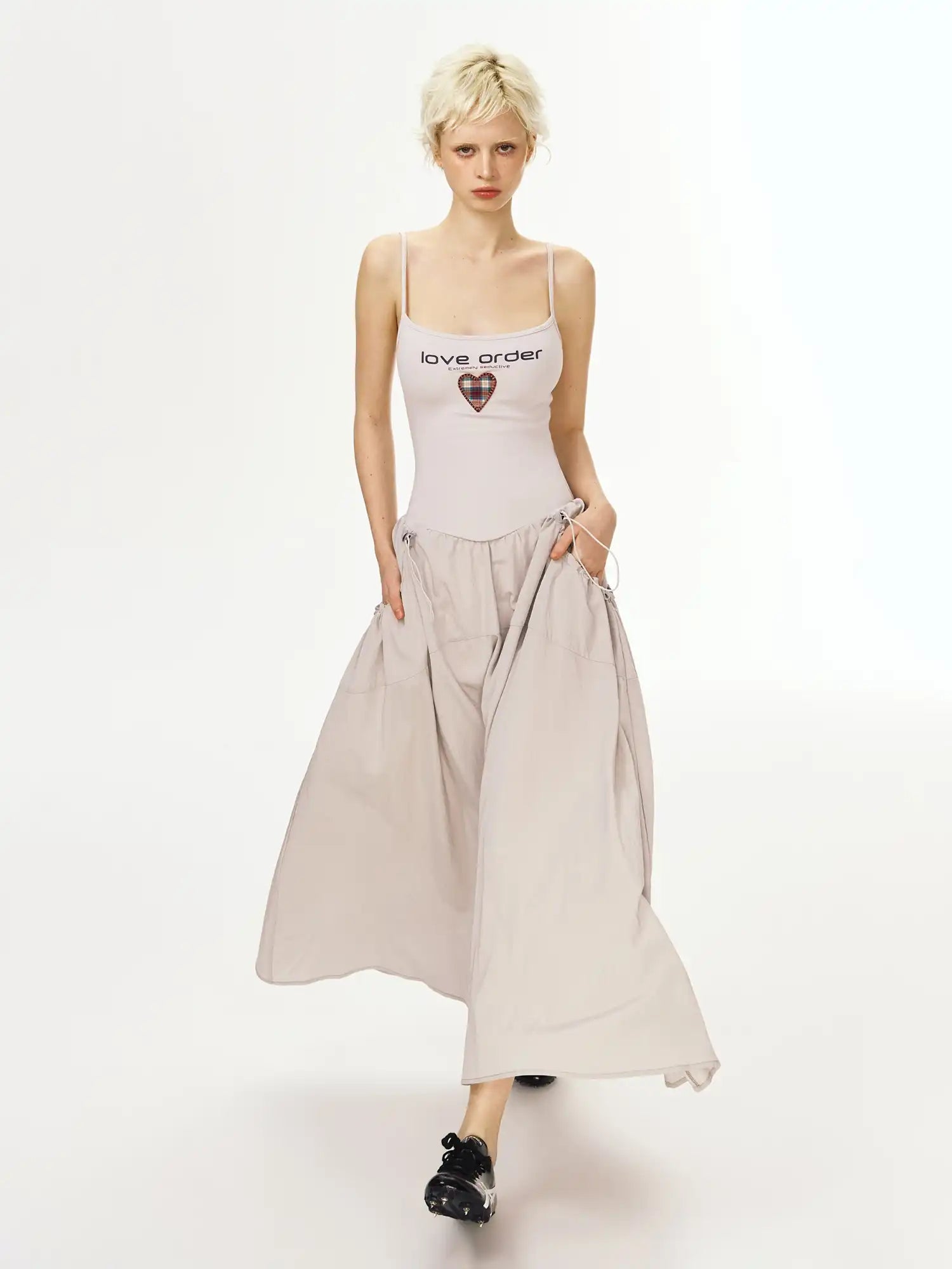 Deleteex Camisole A-Line Corset Maxi Dress | Canton Collective