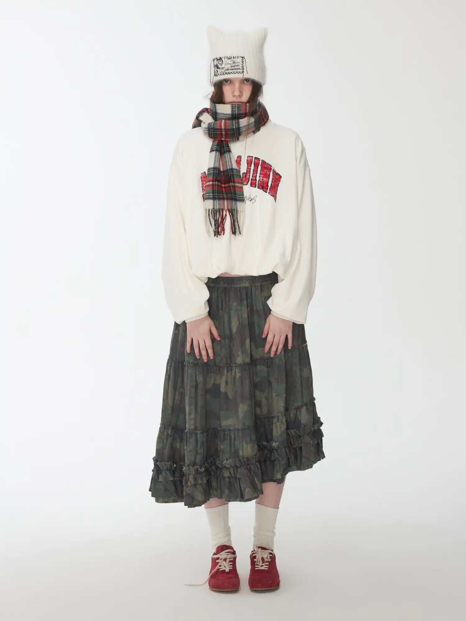 1Jinn Studio Camouflage Cake Skirt | Canton Collective