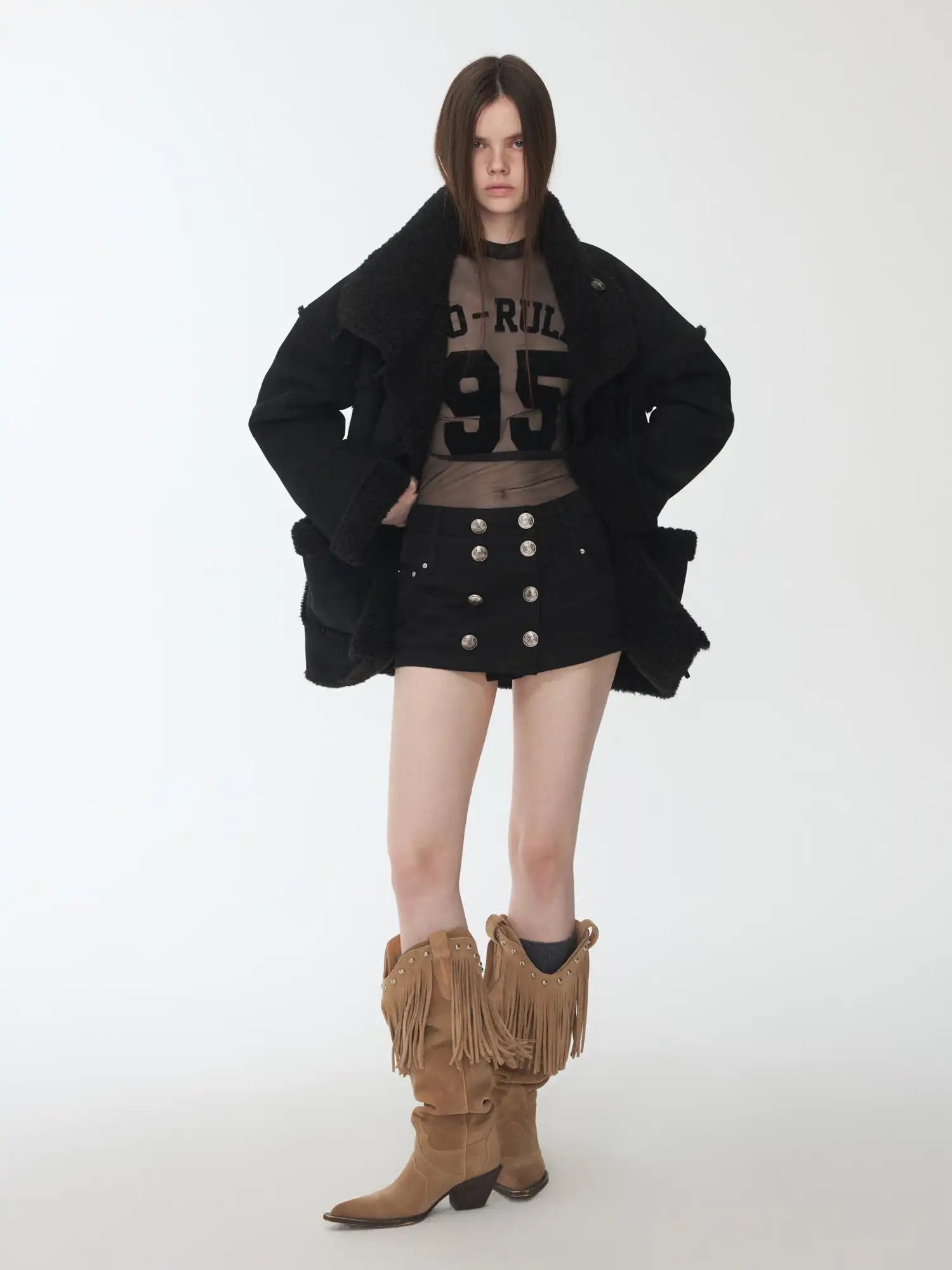 1Jinn Studio Camouflage Canvas Skort | Canton Collective