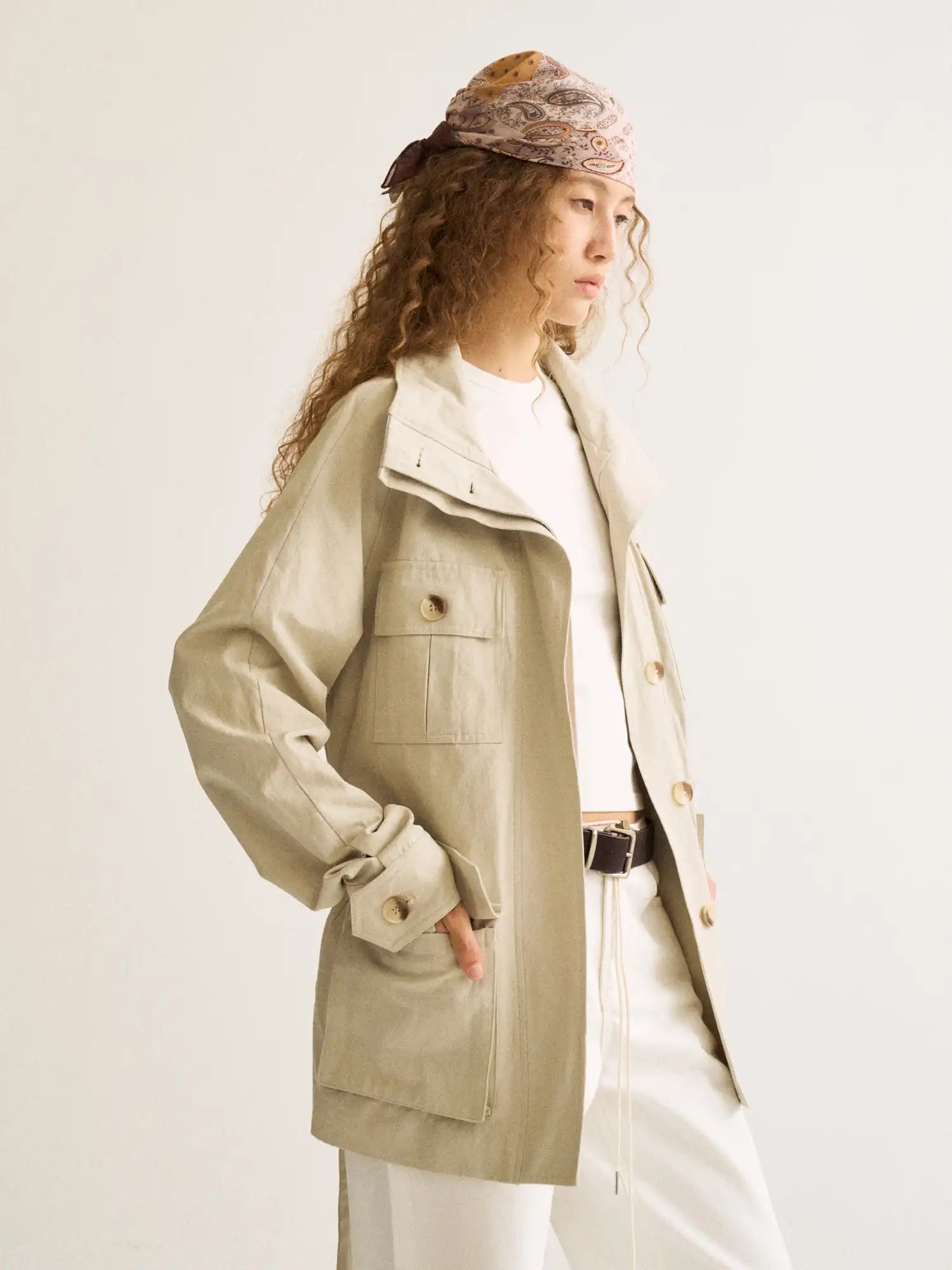 FirstFloor Cargo Pocket Trench | Canton Collective