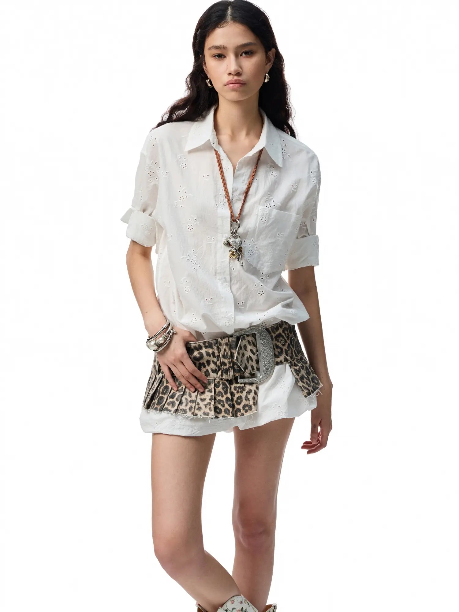 1Jinn Studio Coastline Eyelet Shirt | Canton Collective