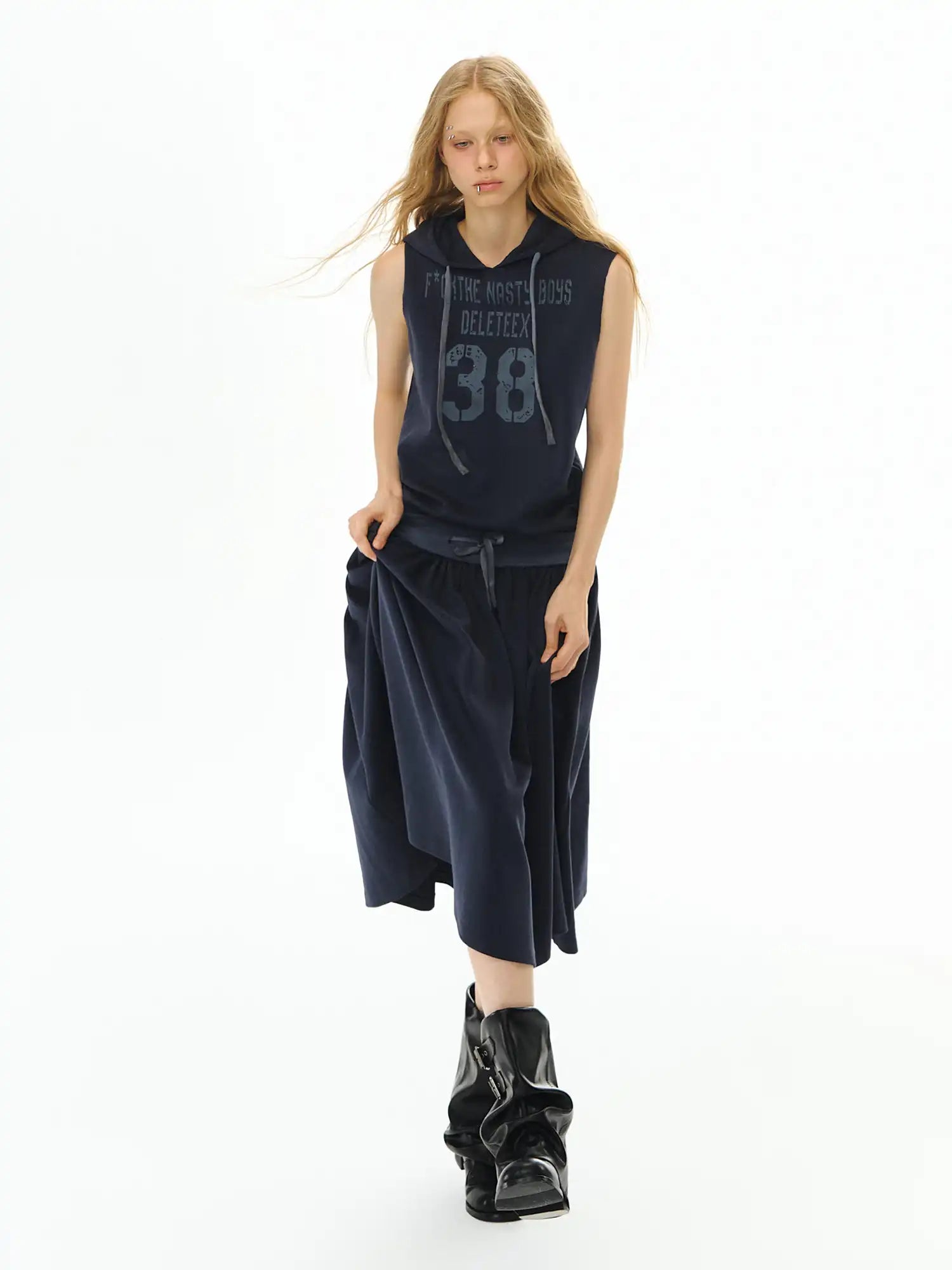 Deleteex College Style Hooded Dress | Canton Collective