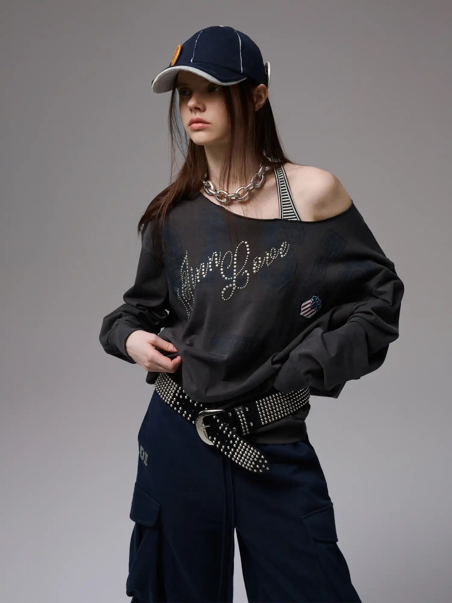 1Jinn Studio Collegiate Letter Sweatshirt | Canton Collective
