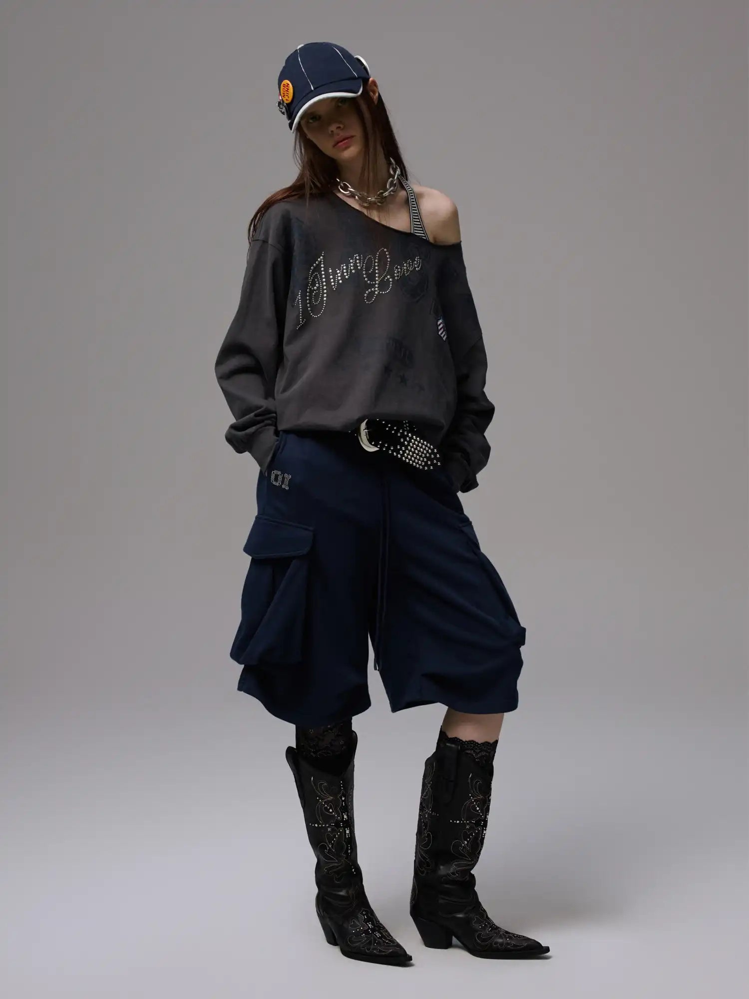 1Jinn Studio Collegiate Letter Sweatshirt | Canton Collective