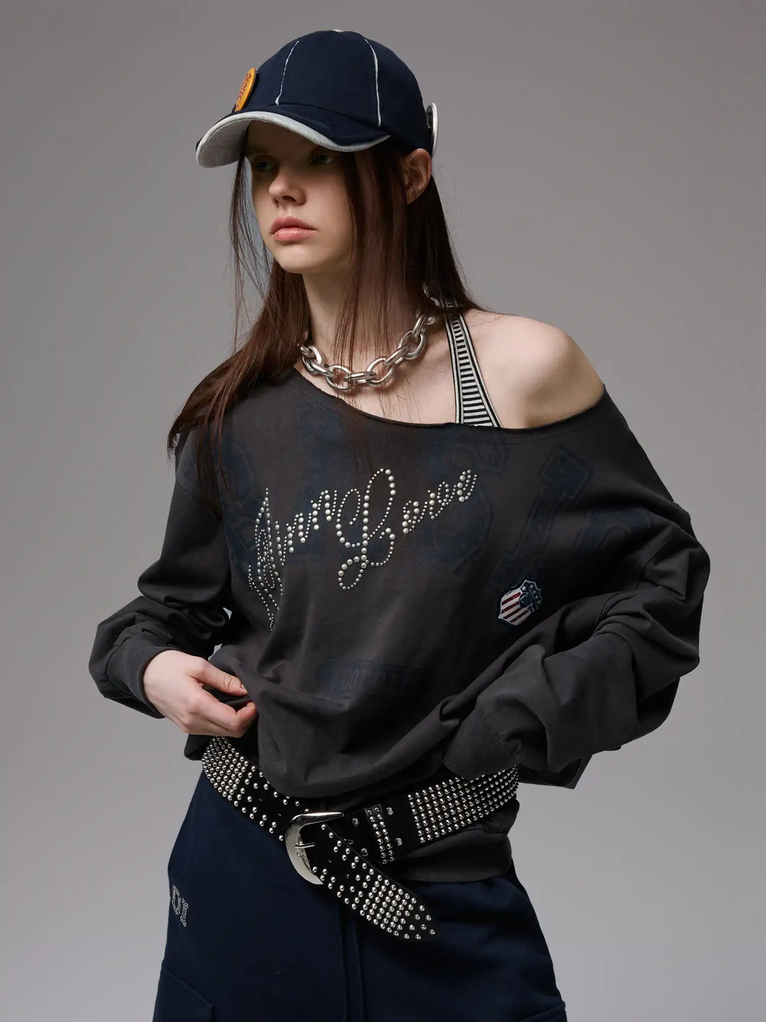 1Jinn Studio Collegiate Letter Sweatshirt | Canton Collective