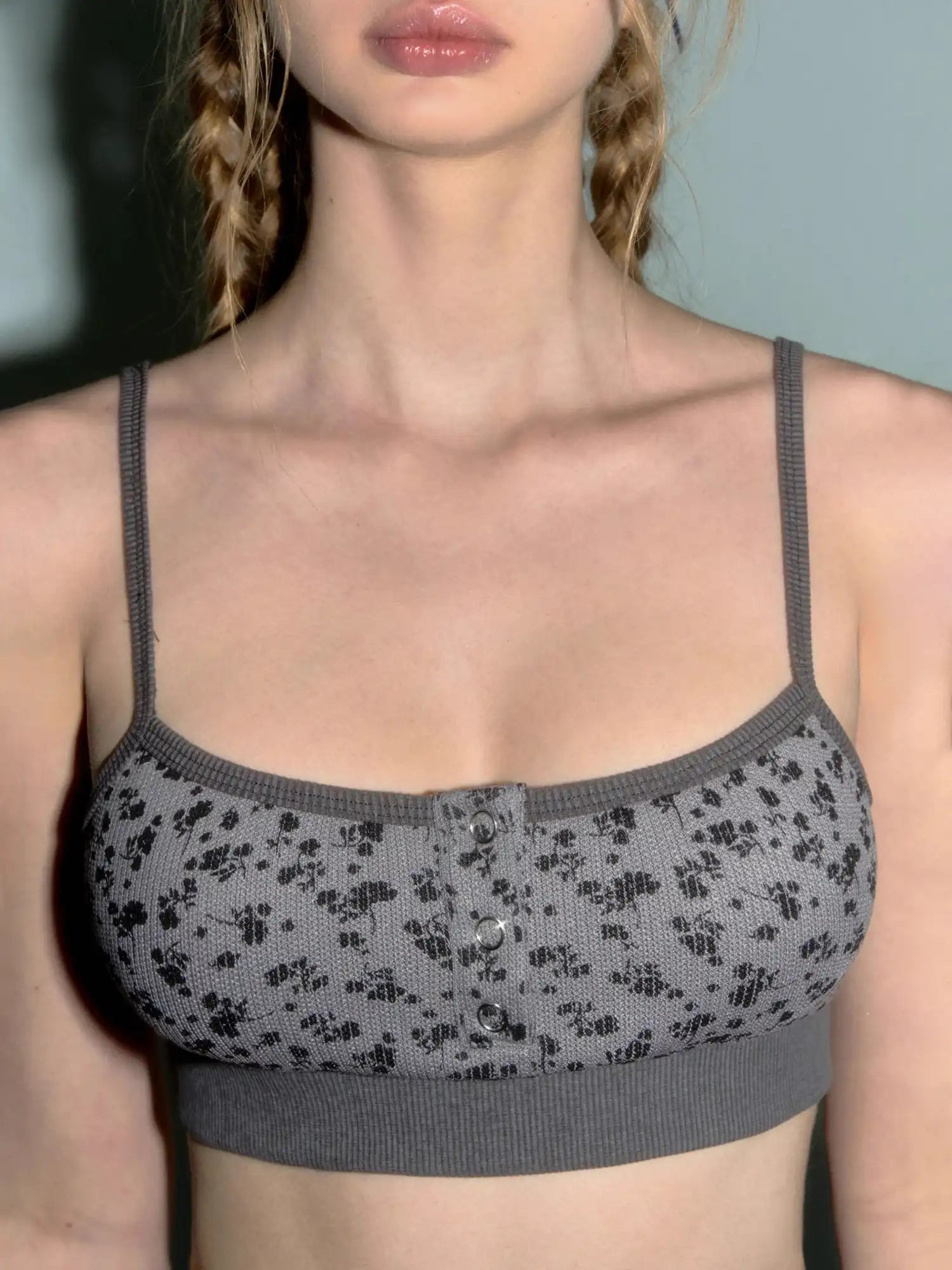 Deleteex Comfort Knit Bralette Micro Top | Canton Collective