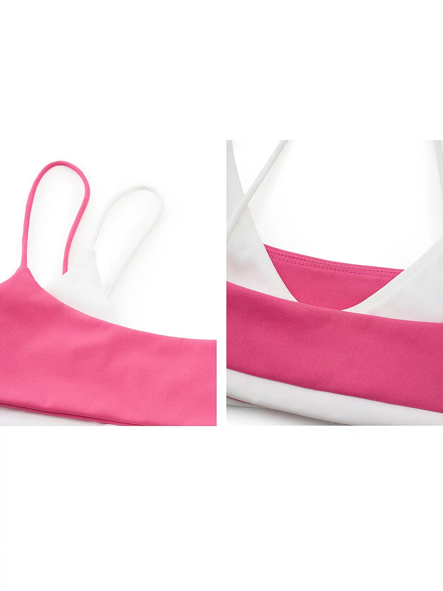 Ayo Contrast Double Layered Bralette | Canton Collective