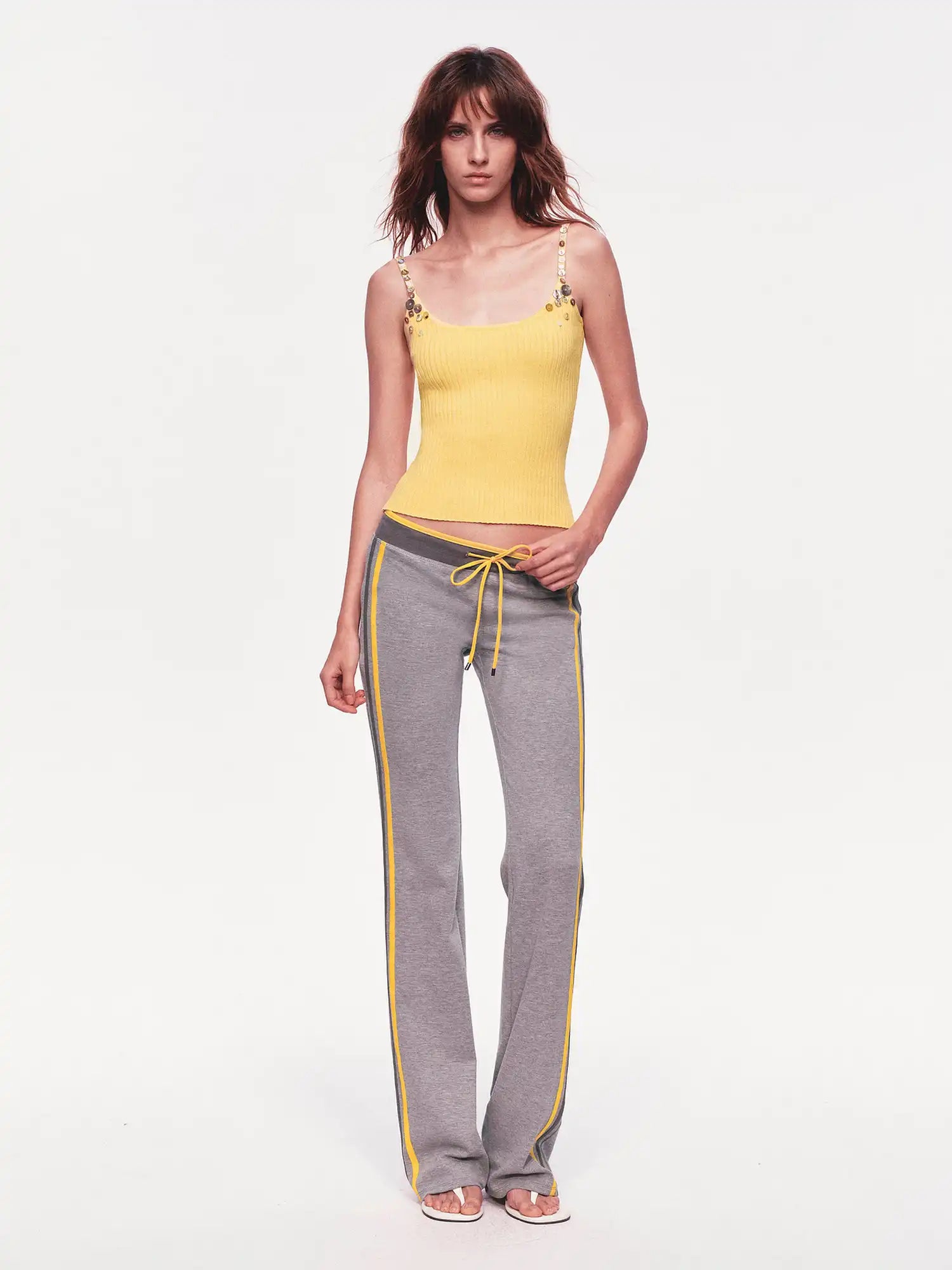 Ayo Contrast Stripe Crossover Flare Leggings | Canton Collective