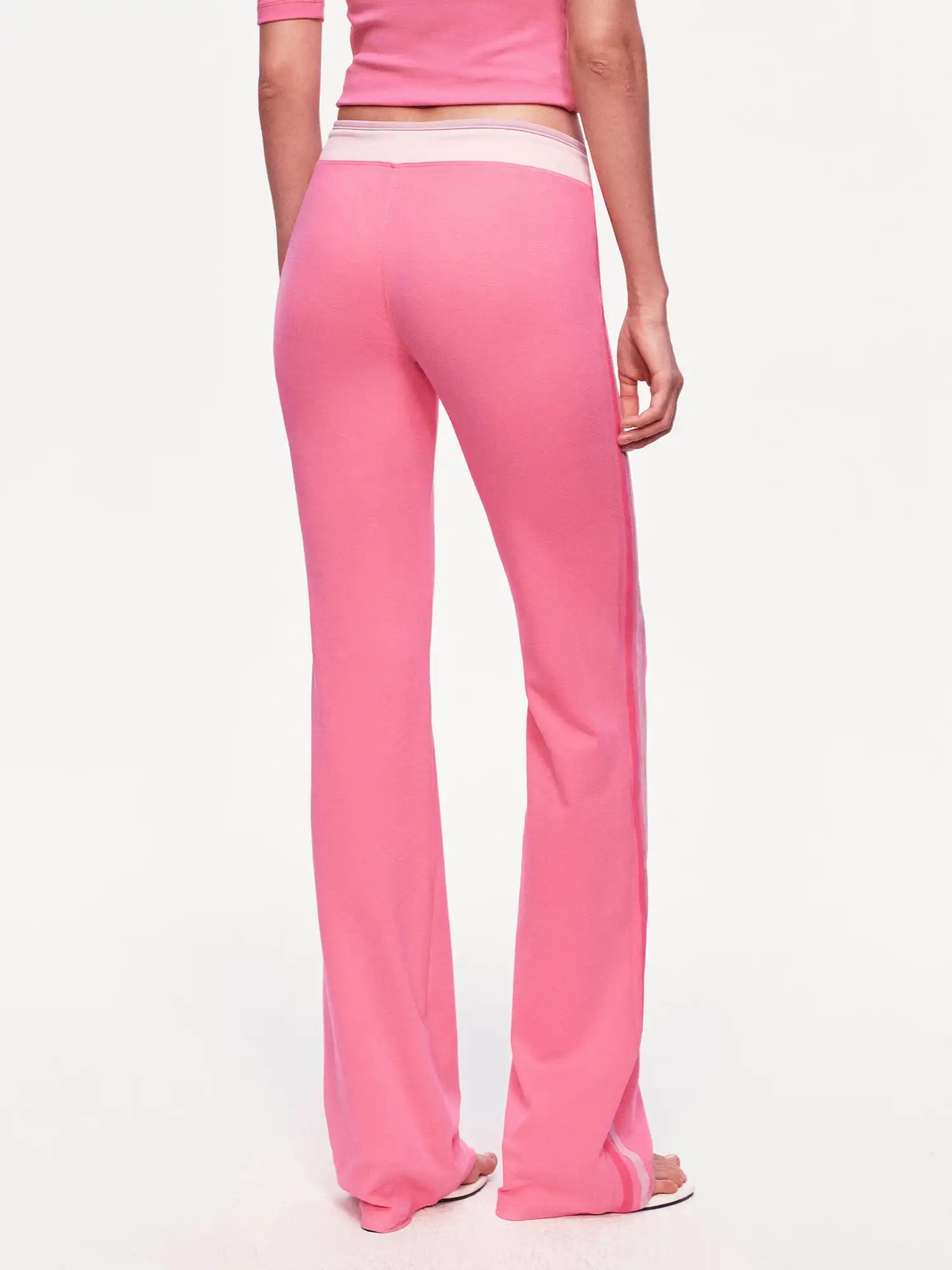 Ayo Contrast Stripe Crossover Flare Leggings | Canton Collective