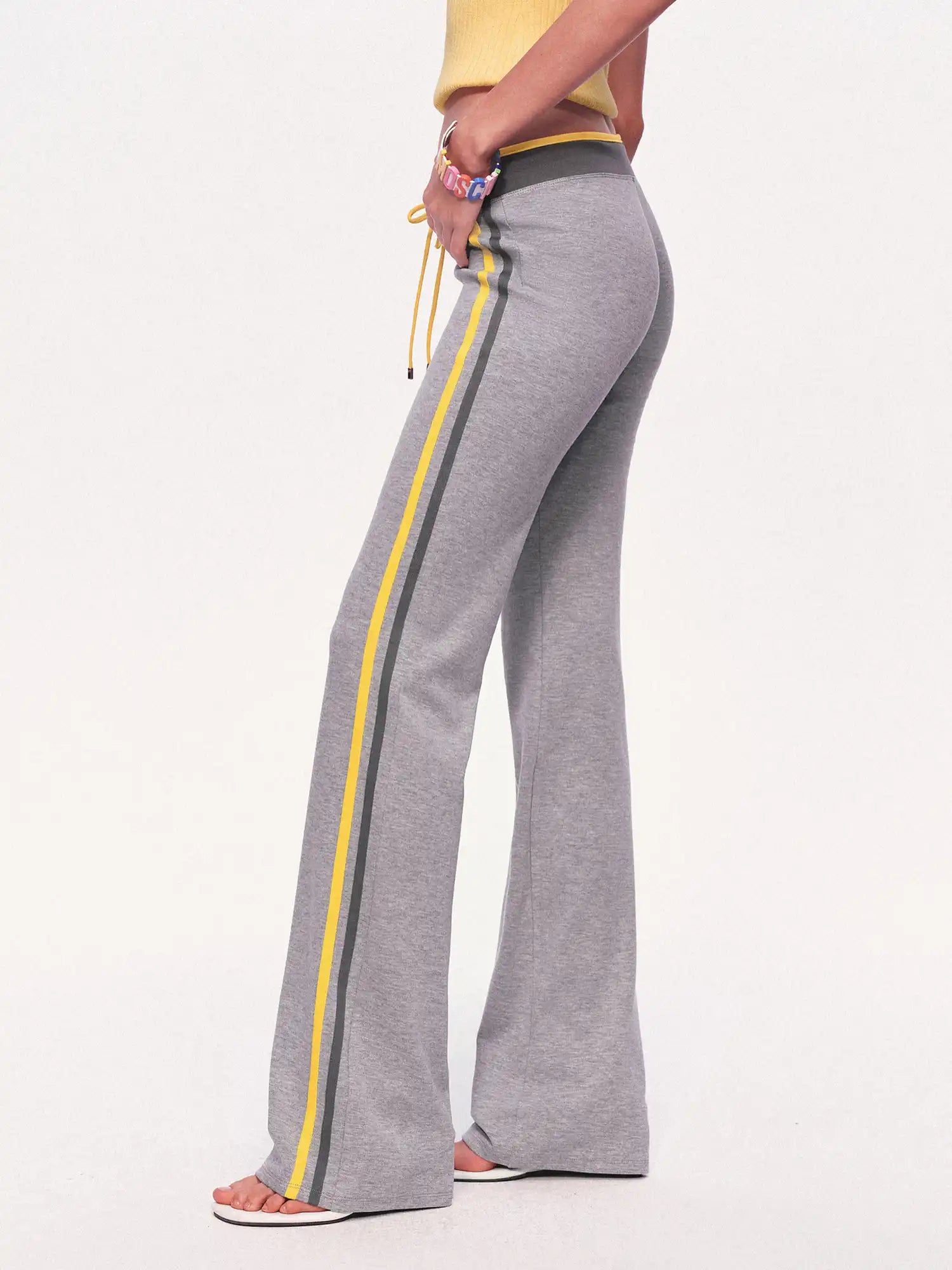 Ayo Contrast Stripe Crossover Flare Leggings | Canton Collective