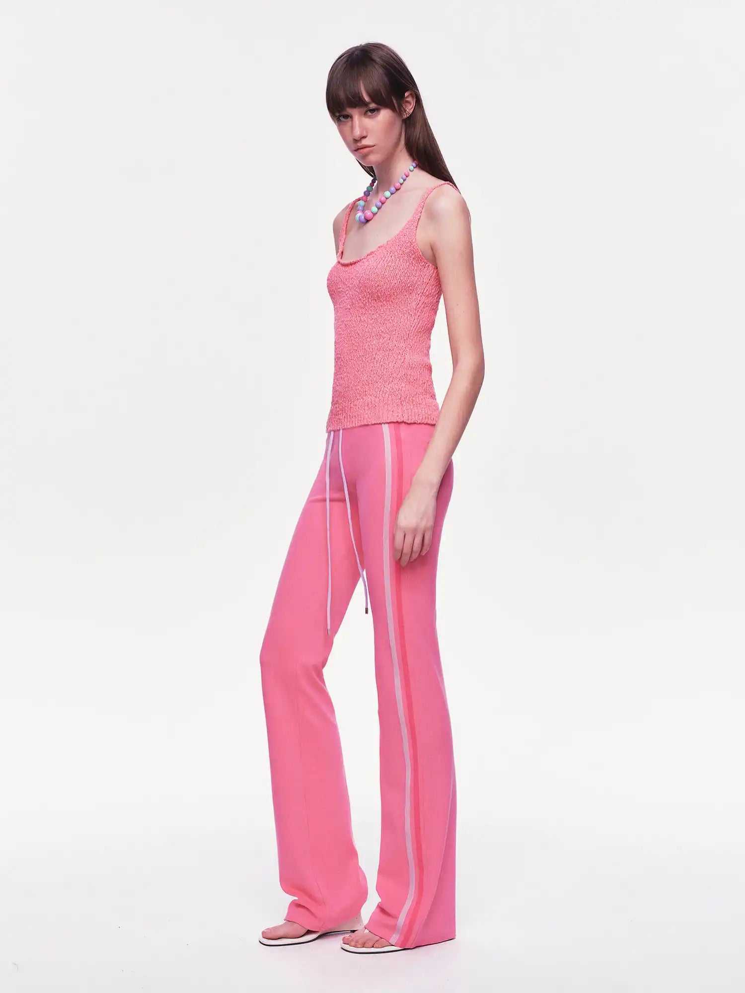 Ayo Contrast Stripe Crossover Flare Leggings | Canton Collective