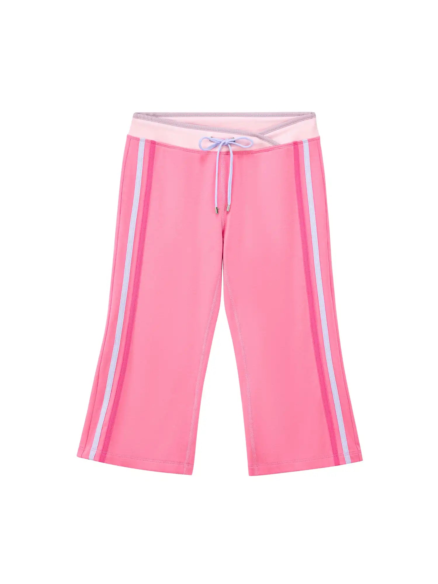 Ayo Contrast Stripe Flare Capri Pants | Canton Collective