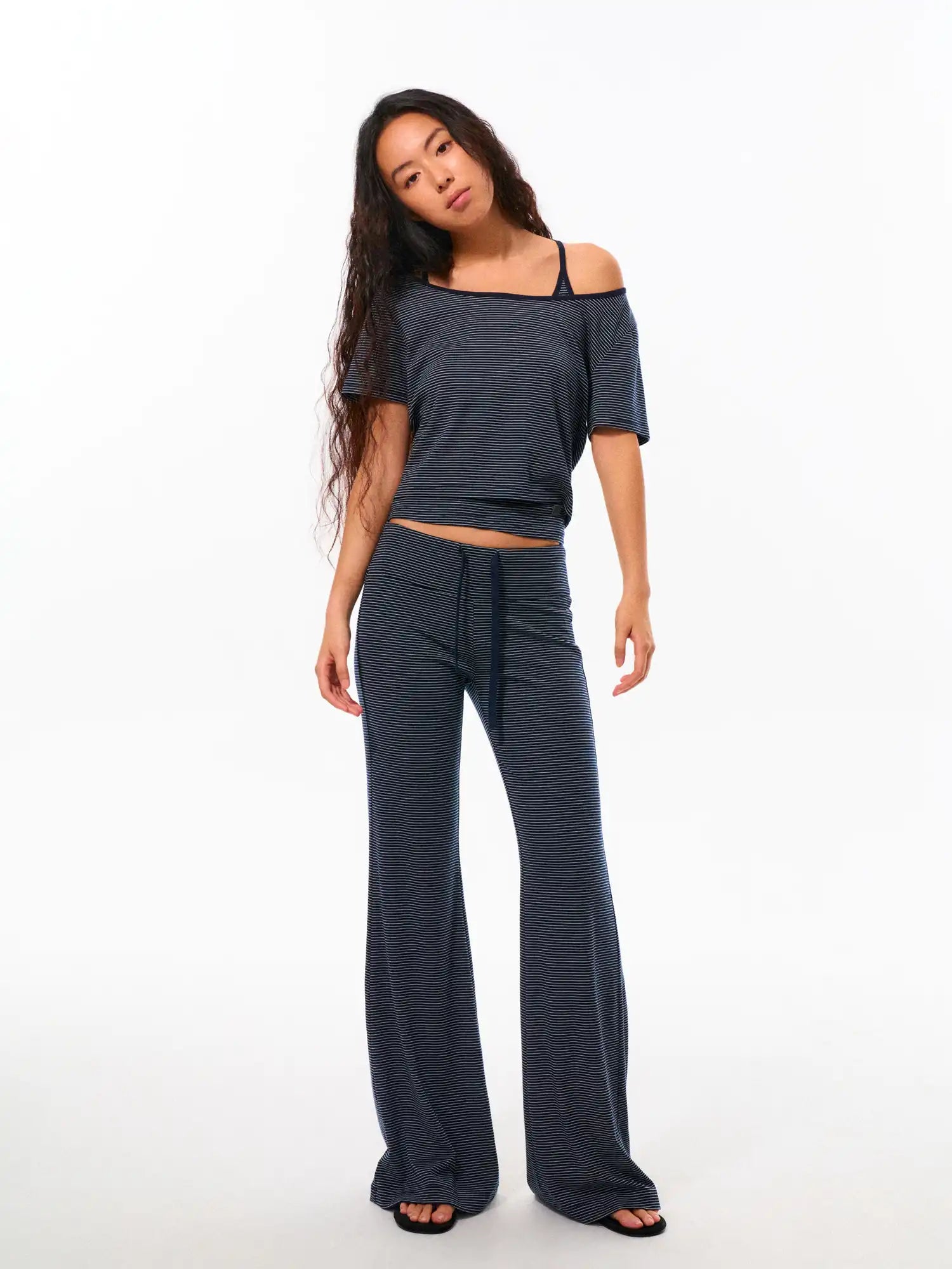 FirstFloor Cool Lyocell Striped Lounge Pants | Canton Collective