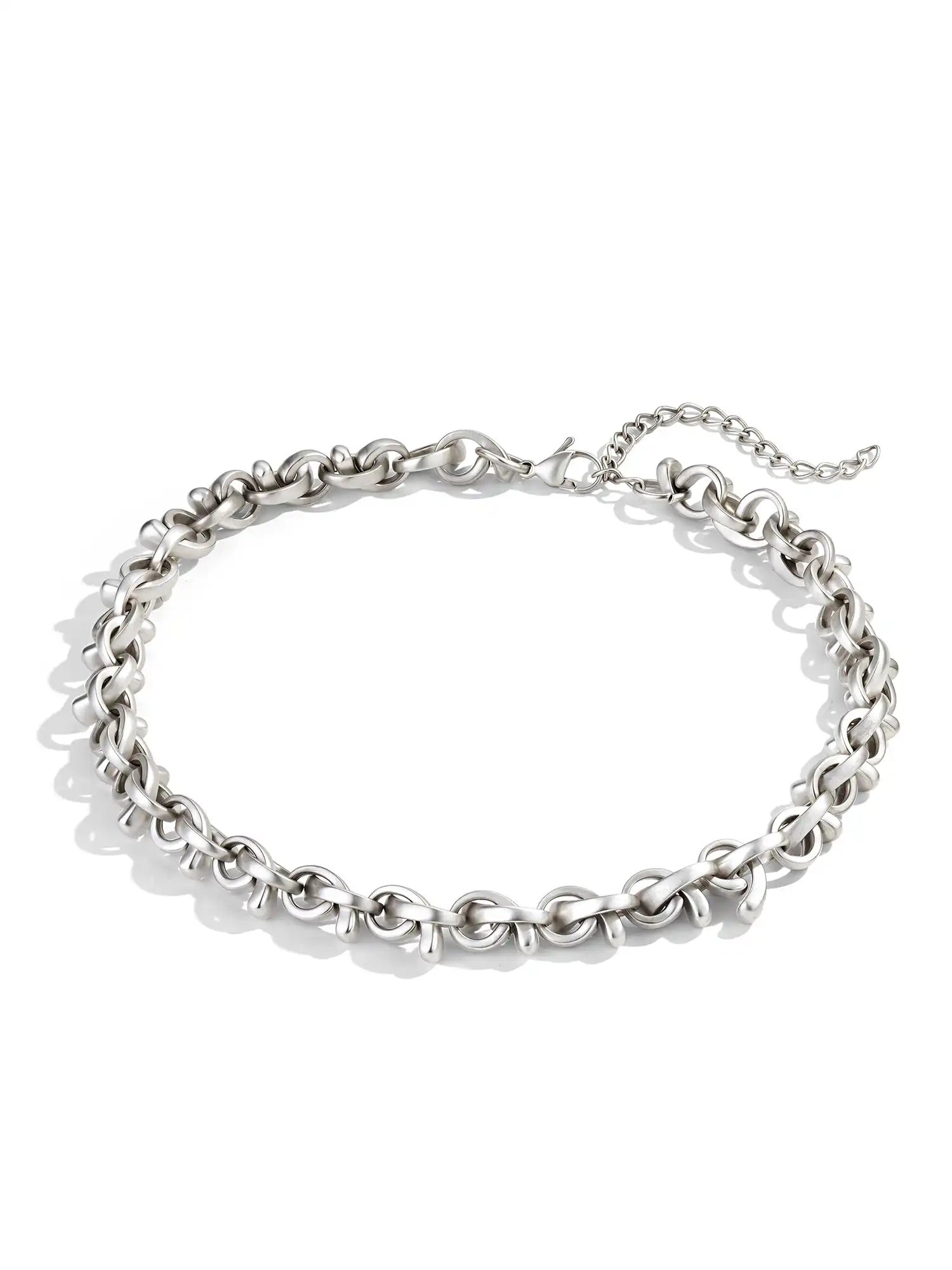 1Jinn M2M Coquette Sculptural Zircon Choker Necklace | Canton Collective