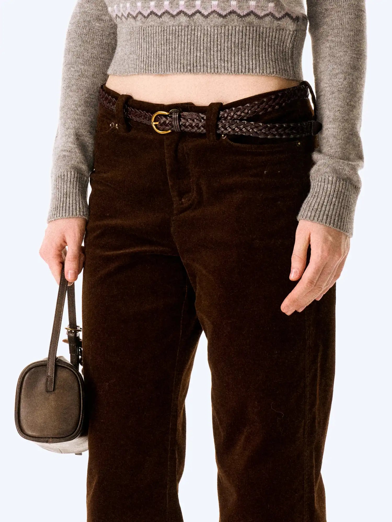 FIRST FLOOR Corduroy Low-Rise Pants | Canton Collective