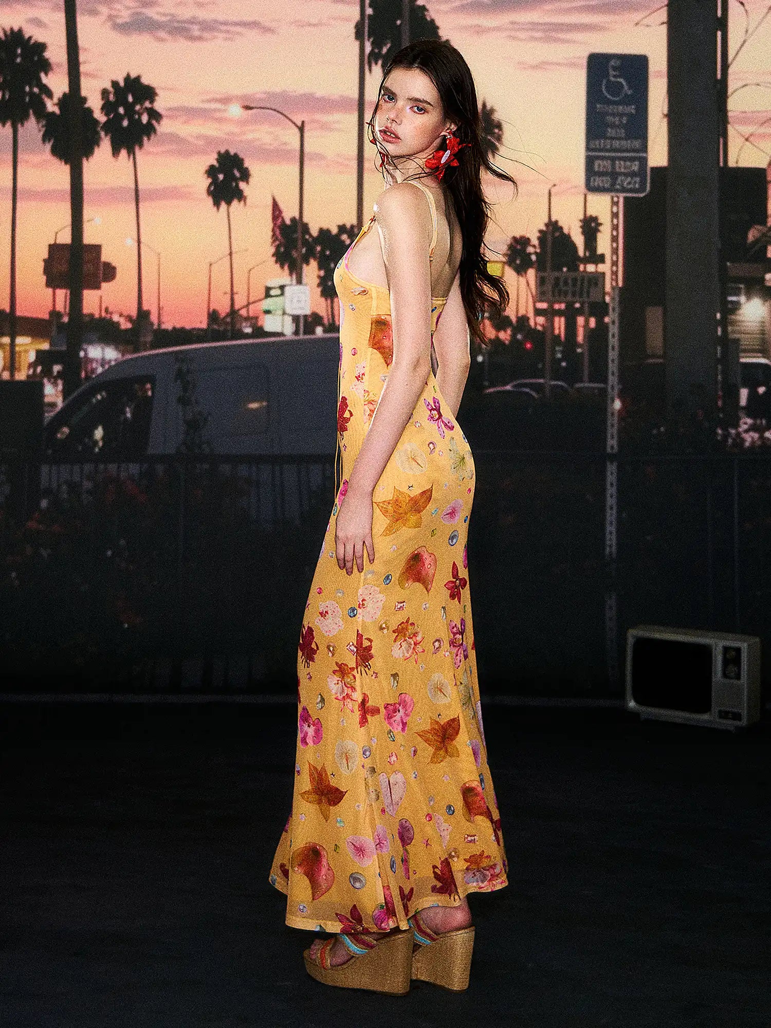 Deleteex Corset Lace-Up Mermaid Slip Dress | Canton Collective