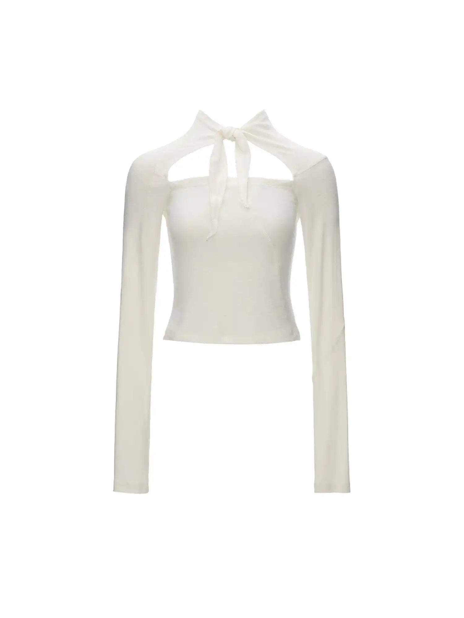 MAMC Cotton Long Sleeve Keyhole Top | Canton Collective