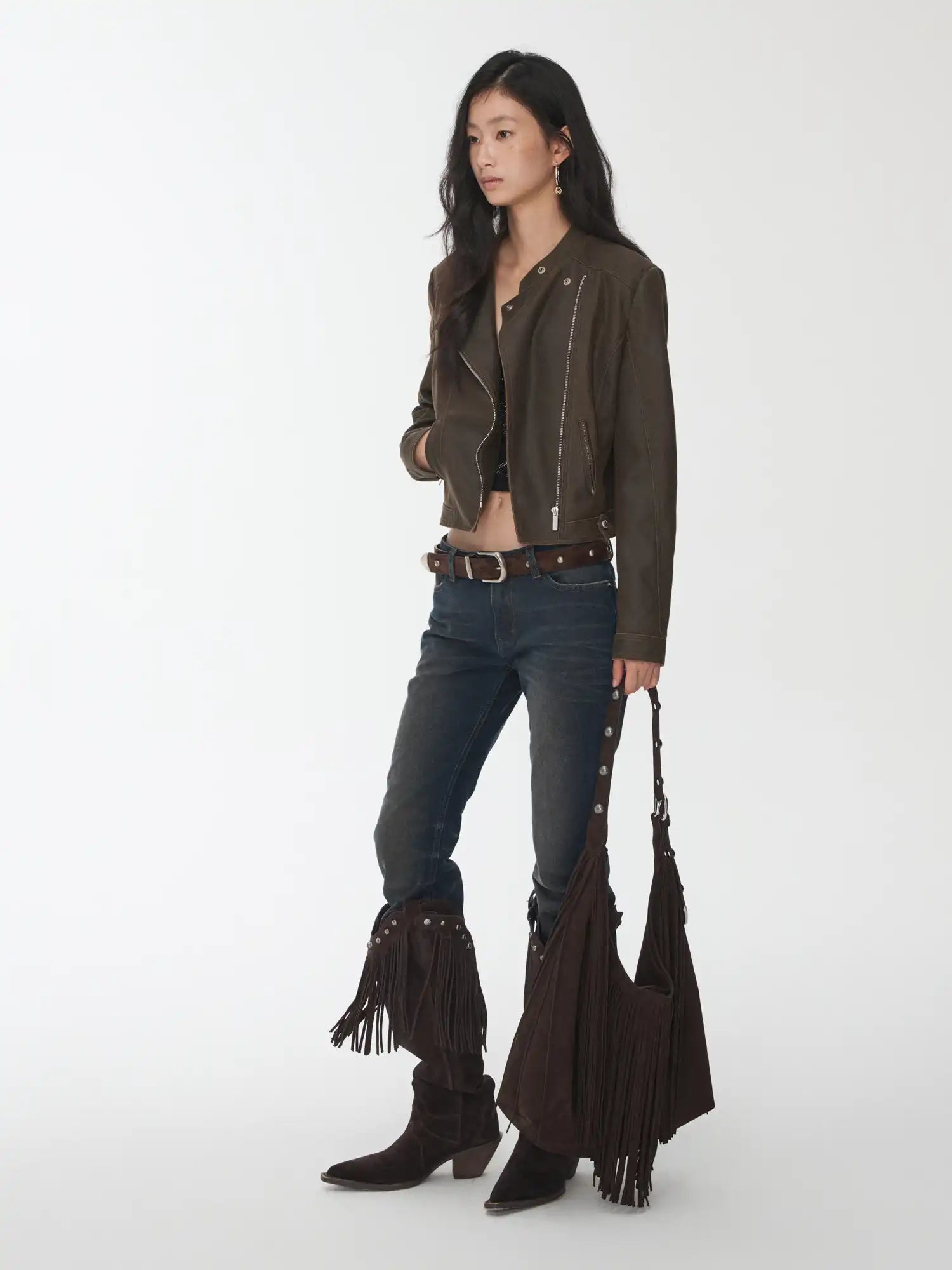 1Jinn Studio Crackle Motorcycle Jacket | Canton Collective