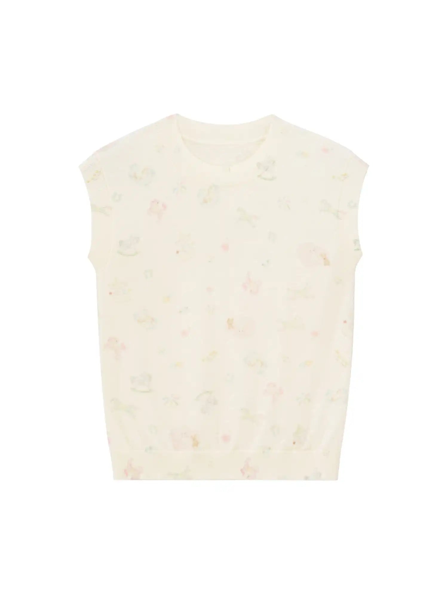 Ayo Cream Knit Mock Neck Tank Top | Canton Collective