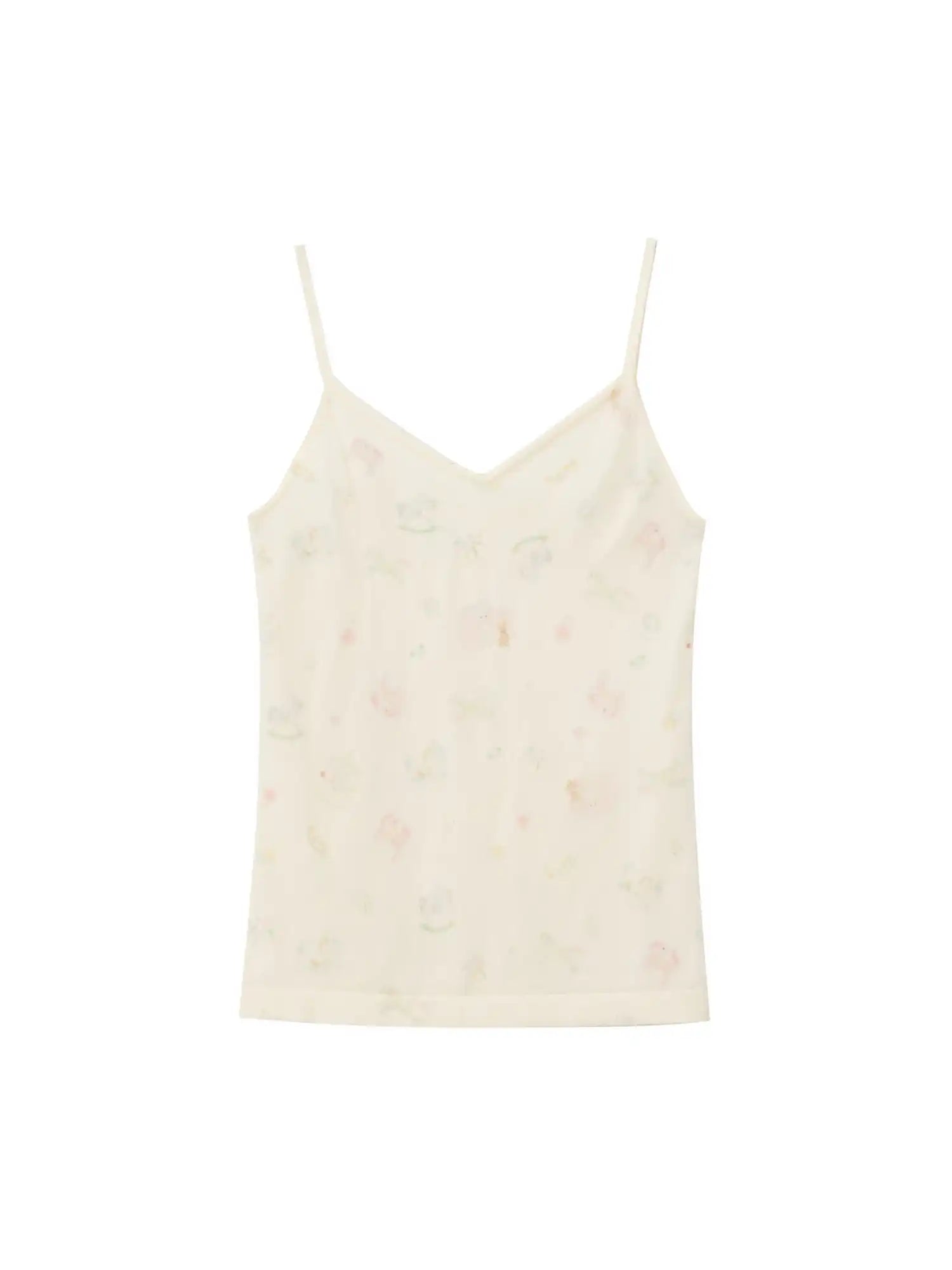 Ayo Cream Knit Spaghetti Strap Tank Top | Canton Collective