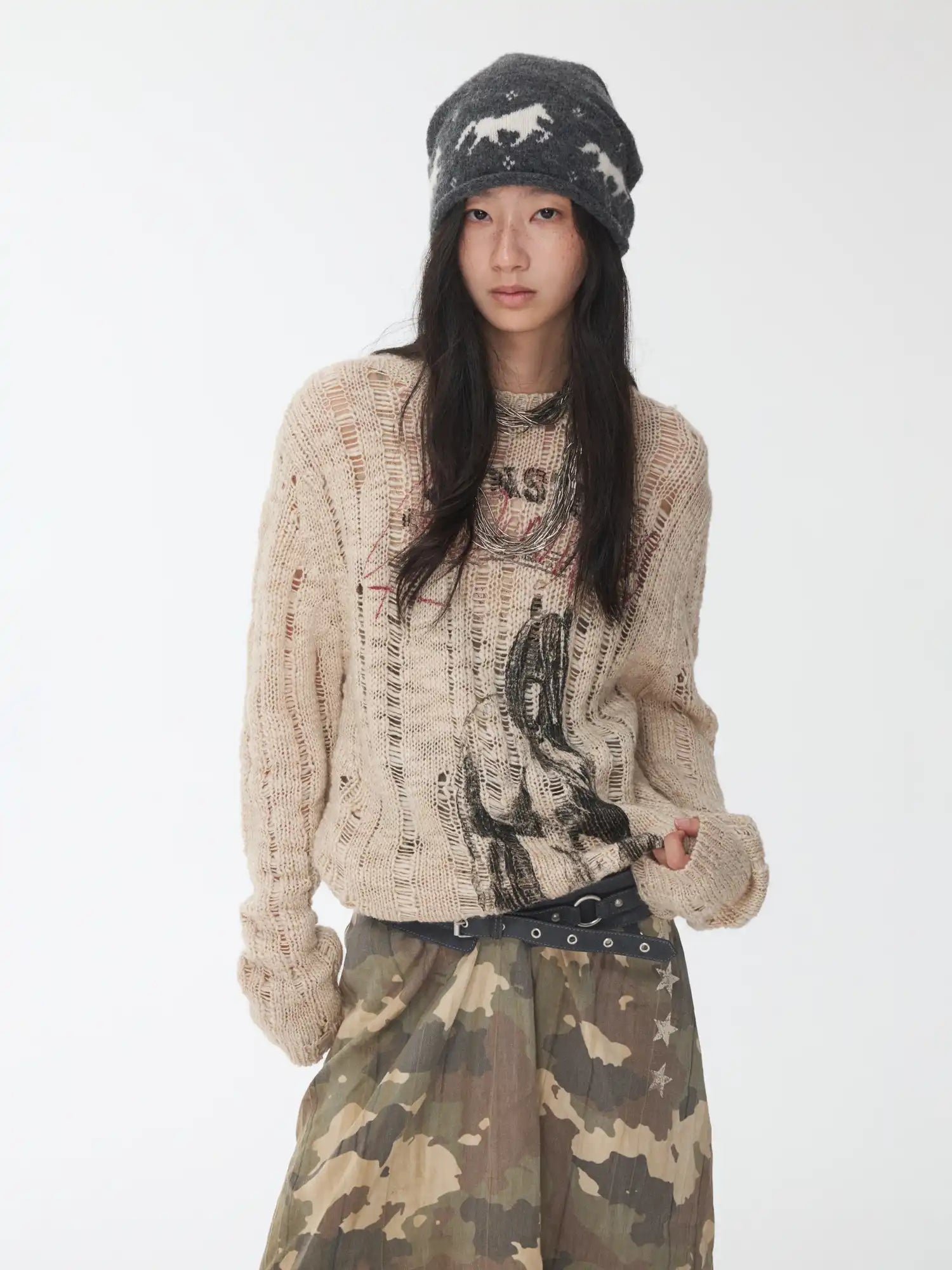 1Jinn Studio Critter Openwork Sweater | Canton Collective