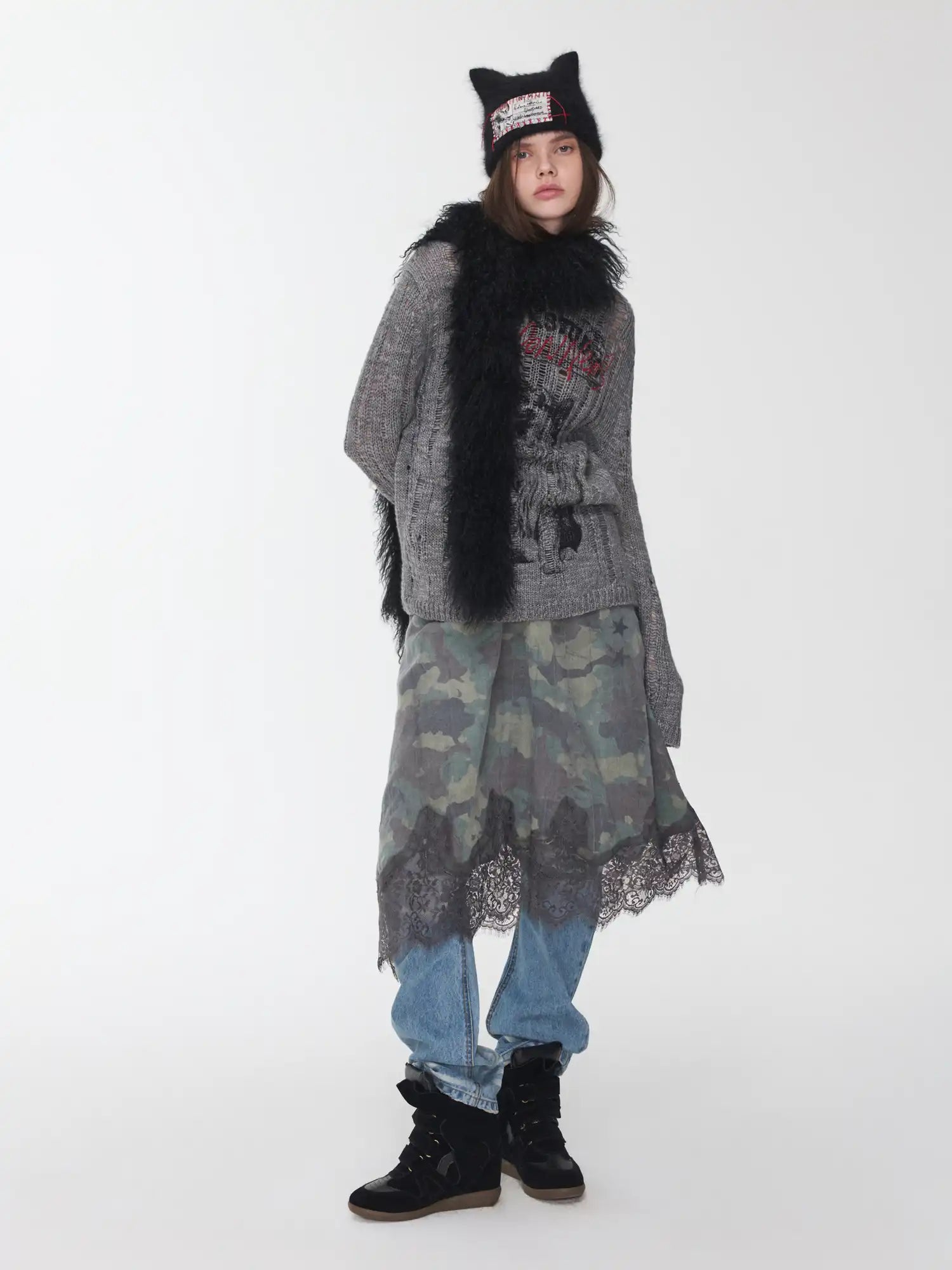 1Jinn Studio Critter Openwork Sweater | Canton Collective