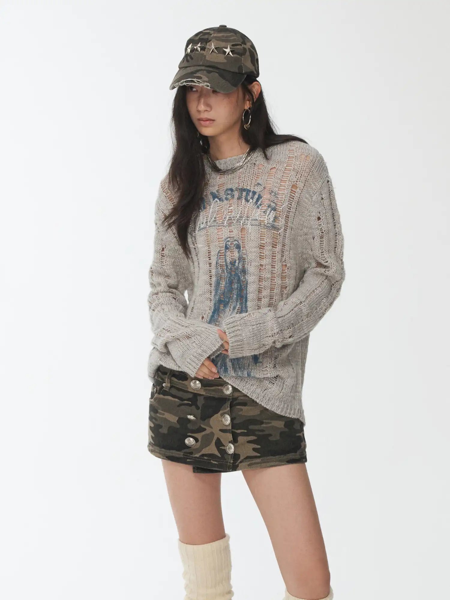 1Jinn Studio Critter Openwork Sweater | Canton Collective