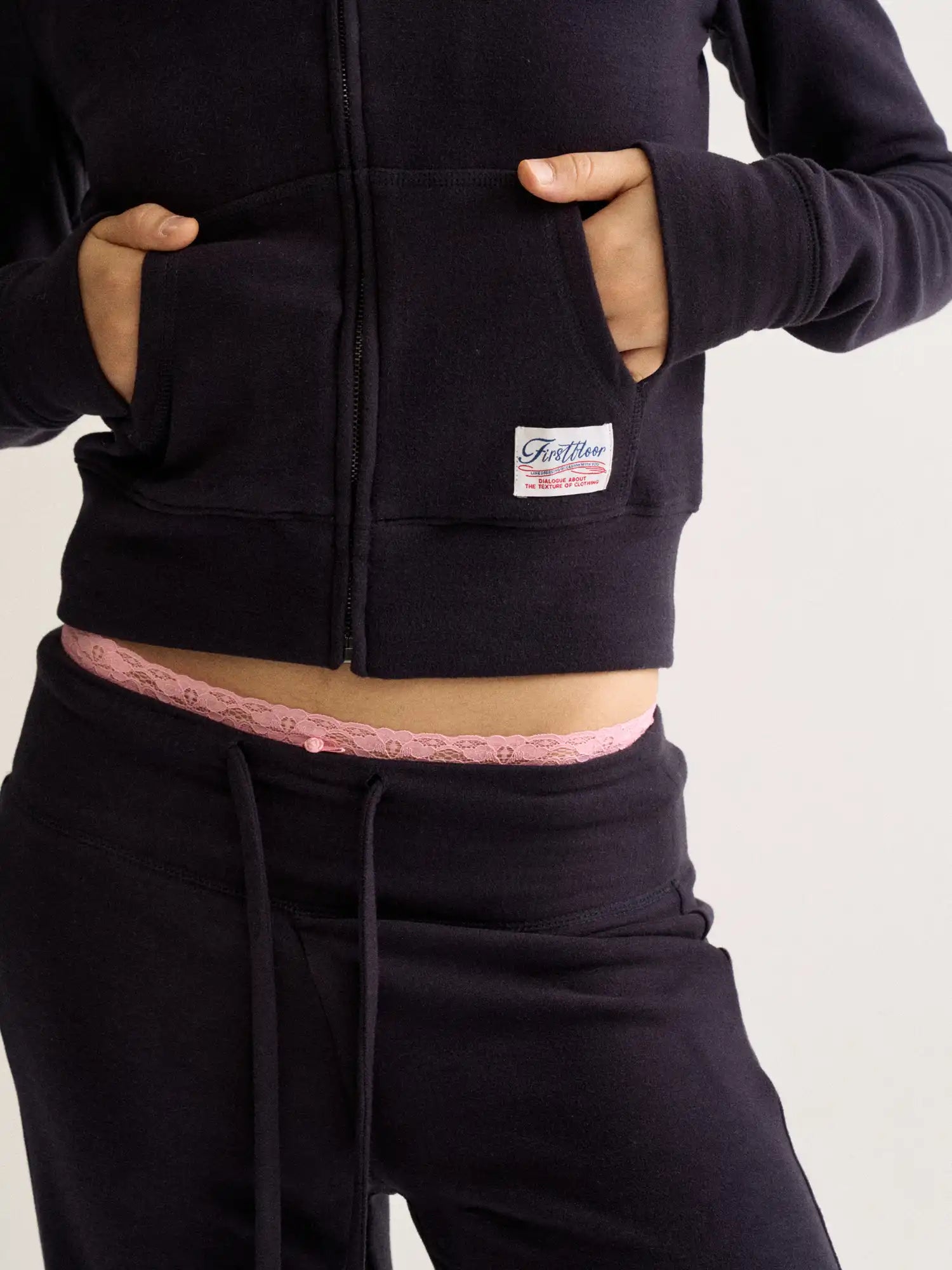 FirstFloor Cropped Fleece Sweatshirt | Canton Collective