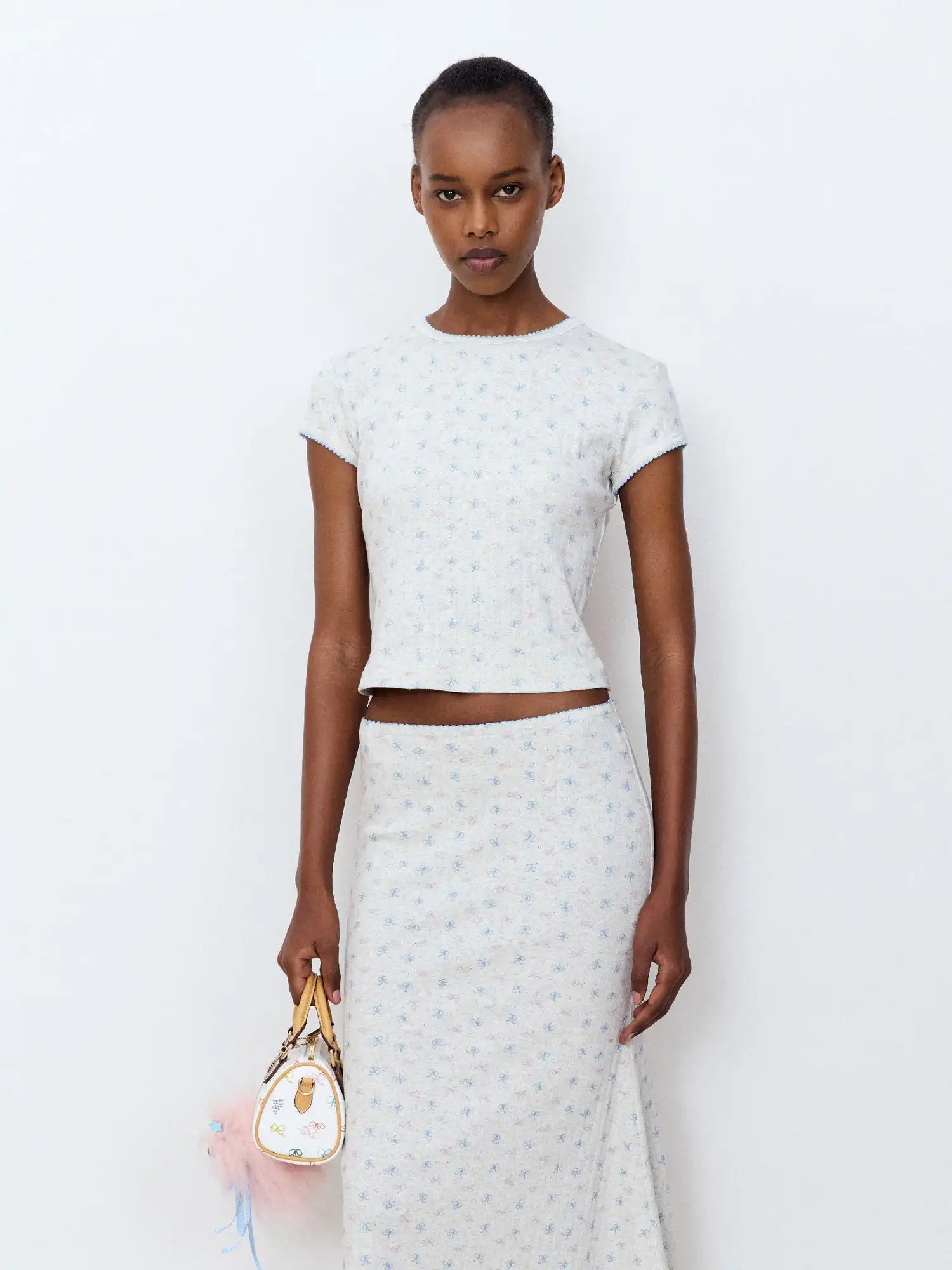 FirstFloor Cropped Floral Lace Top | Canton Collective