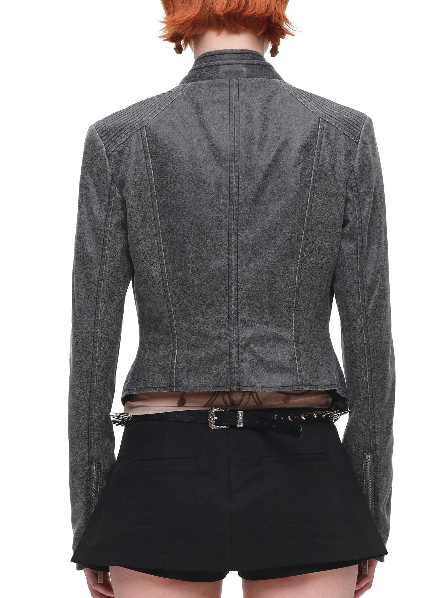 1Jinn Studio Cropped Vintage Leather Jacket | Canton Collective