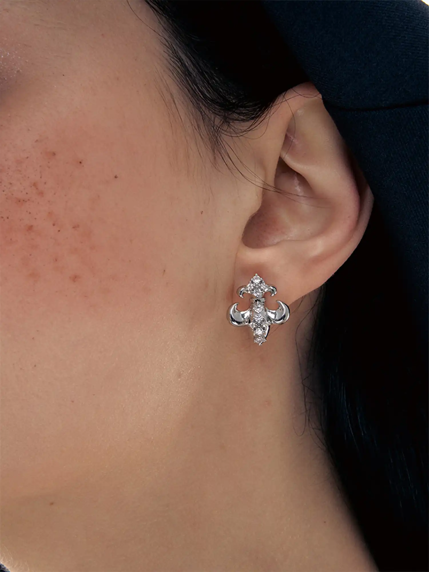 1Jinn M2M Crystal Bloom Stud Earrings | Canton Collective
