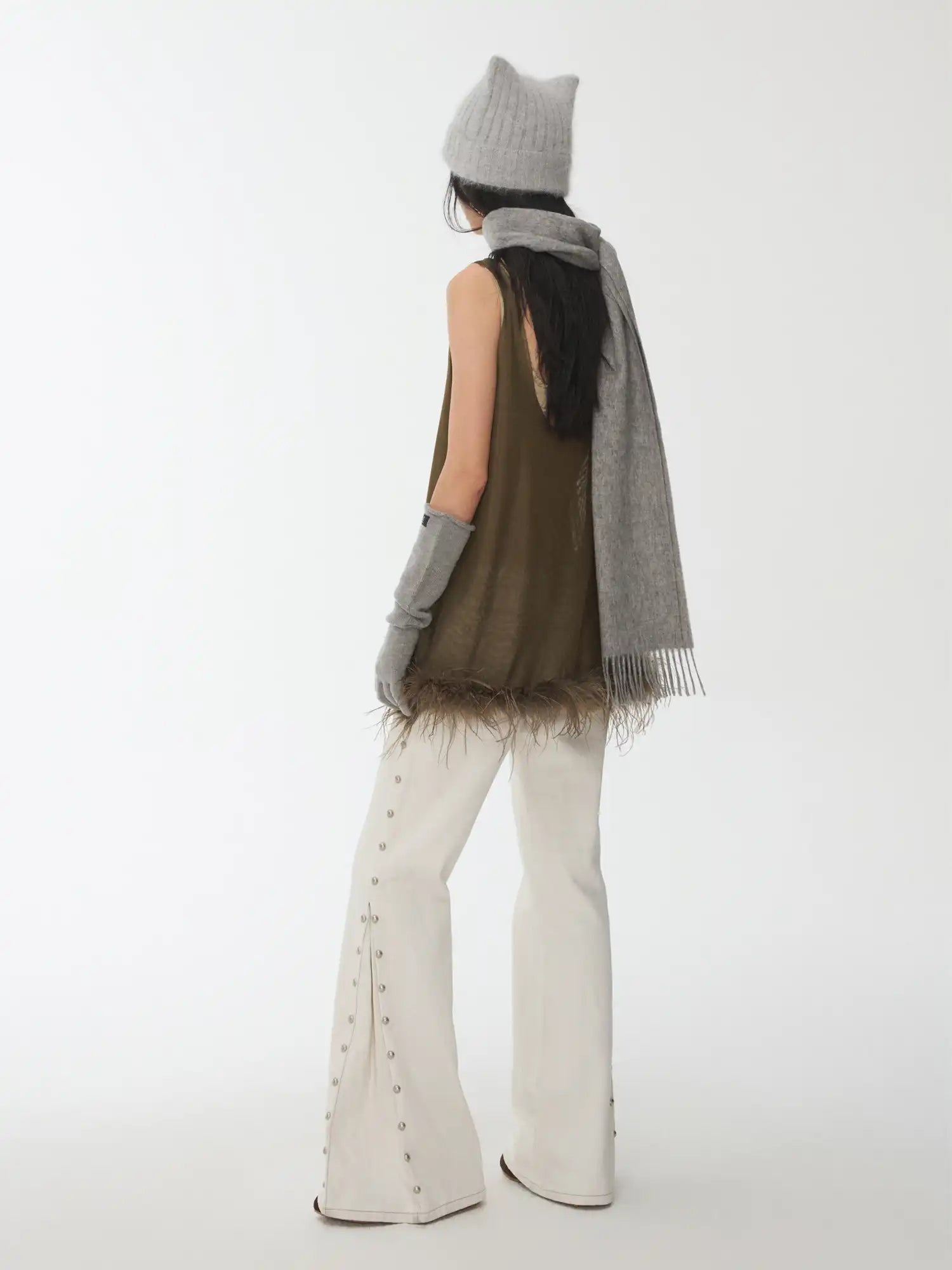 1Jinn Studio Crystal Horse Sheer Mesh Tank | Canton Collective