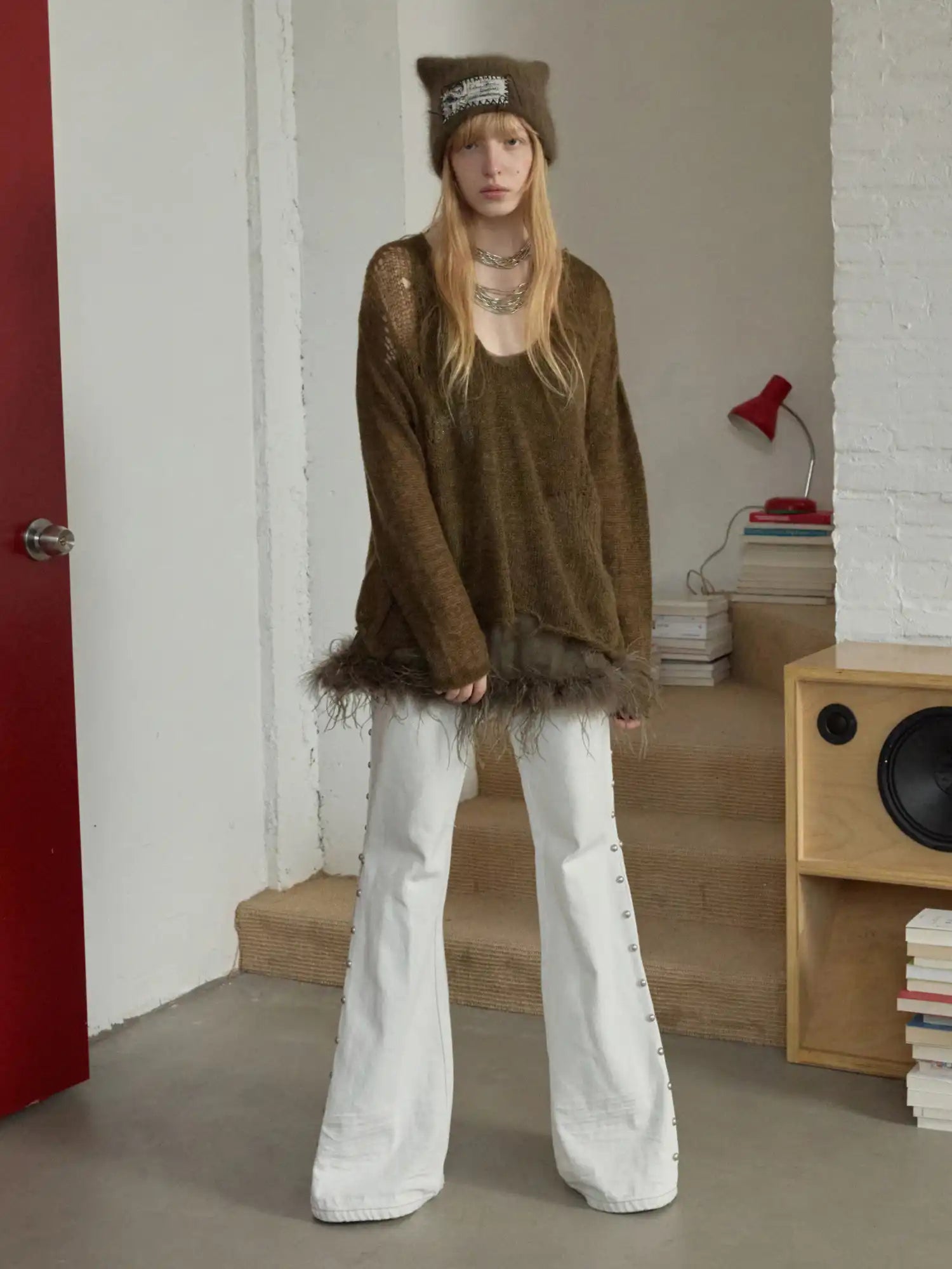 1Jinn Studio Crystal Horse Sheer Mesh Tank | Canton Collective