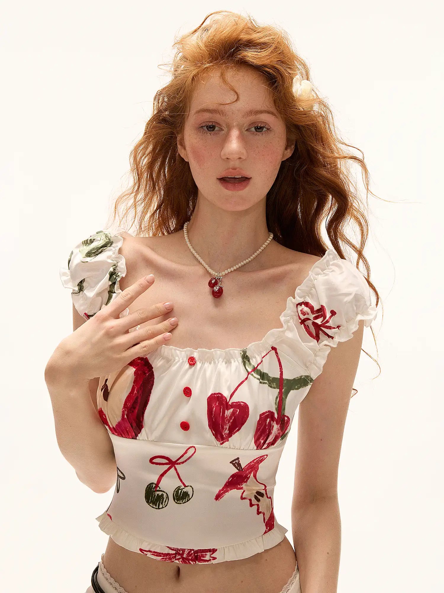 MAMC Cute Summer Cherry Crop Top | Canton Collective